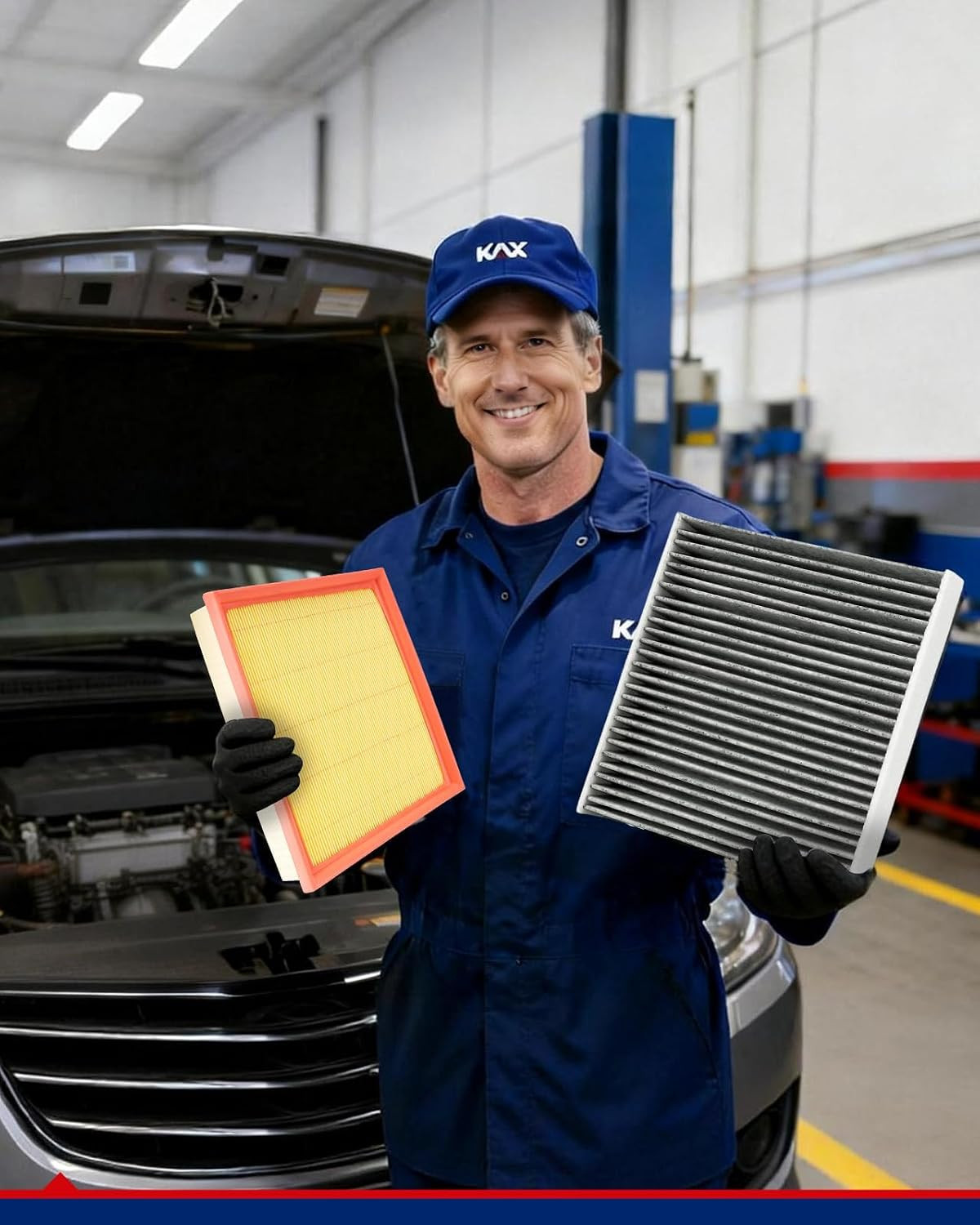 Engine & Cabin Air Filter Kit, Replacement for Subaru Outback 2020-2025, Crosstr