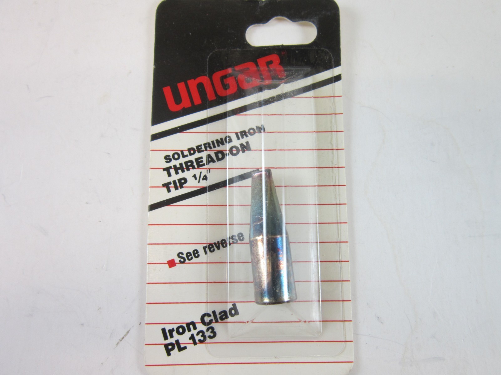 Unger Weller PL133 - Soldering Iron 1/4" Thread-on Tip – Iron Clad