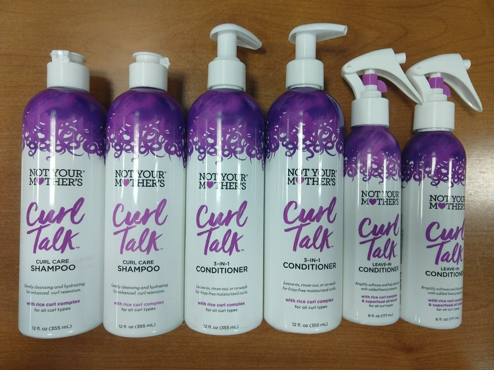 Not Your Mother's CURL TALK Shampoo/Conditioner/Leave-In *CHOOSE PRODUCTS* F5A