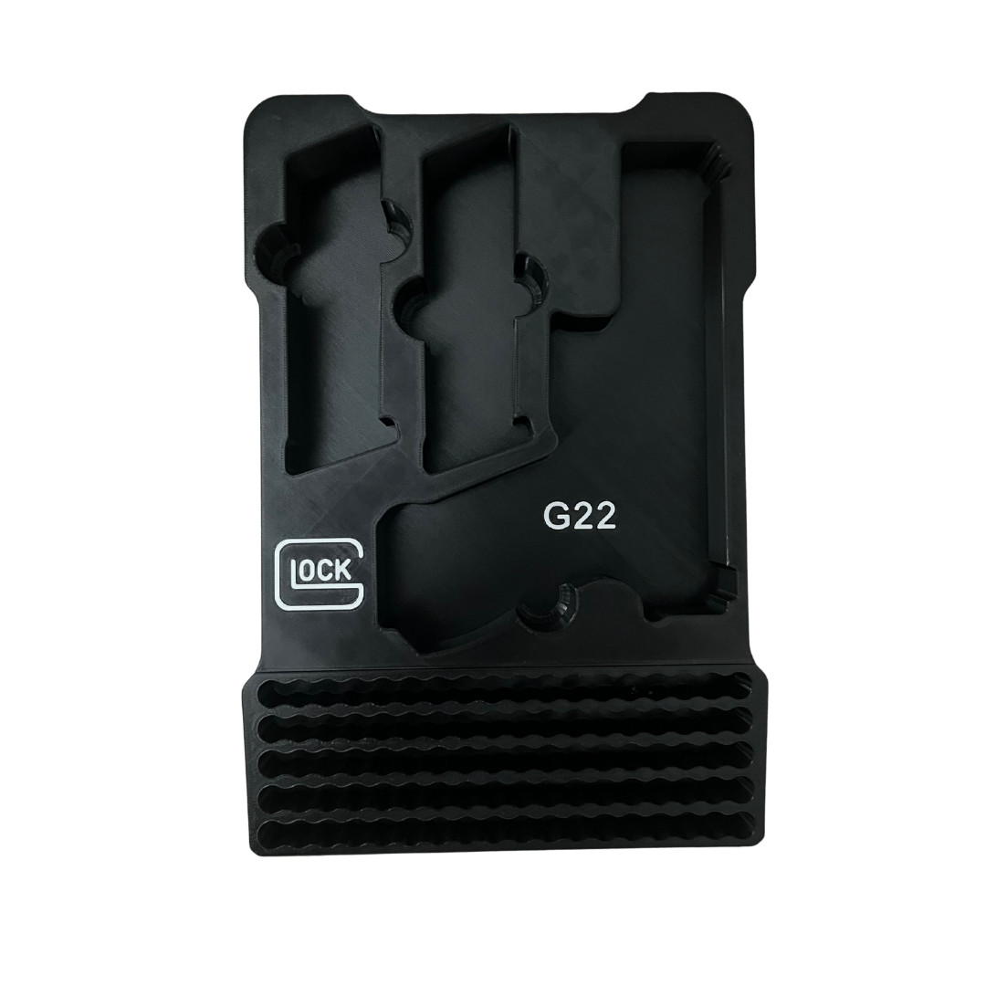 Glock 22 Insert for Milwaukee Packout – Holds 2 Mags + 90 Rounds