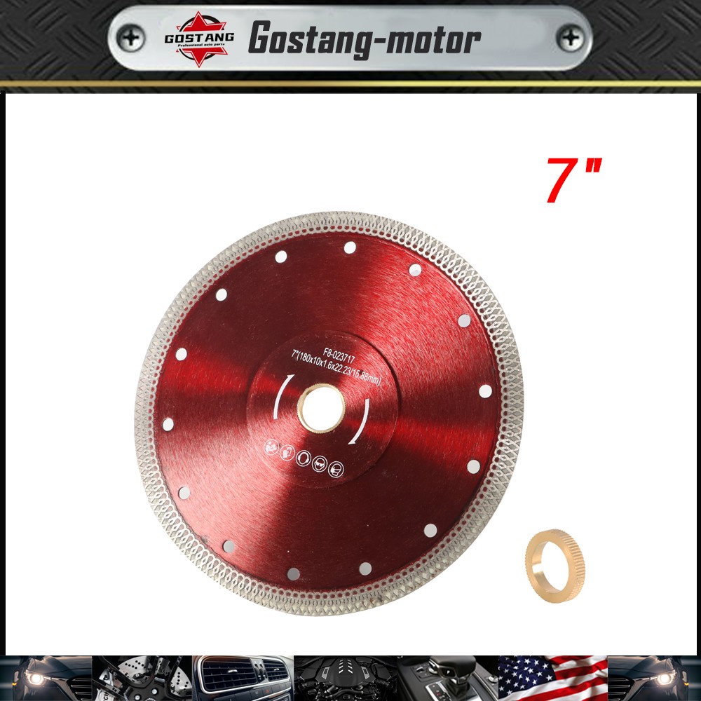 7 inch Super Thin Diamond Porcelain Cutting Blade Tile Blade Multi-Purpose