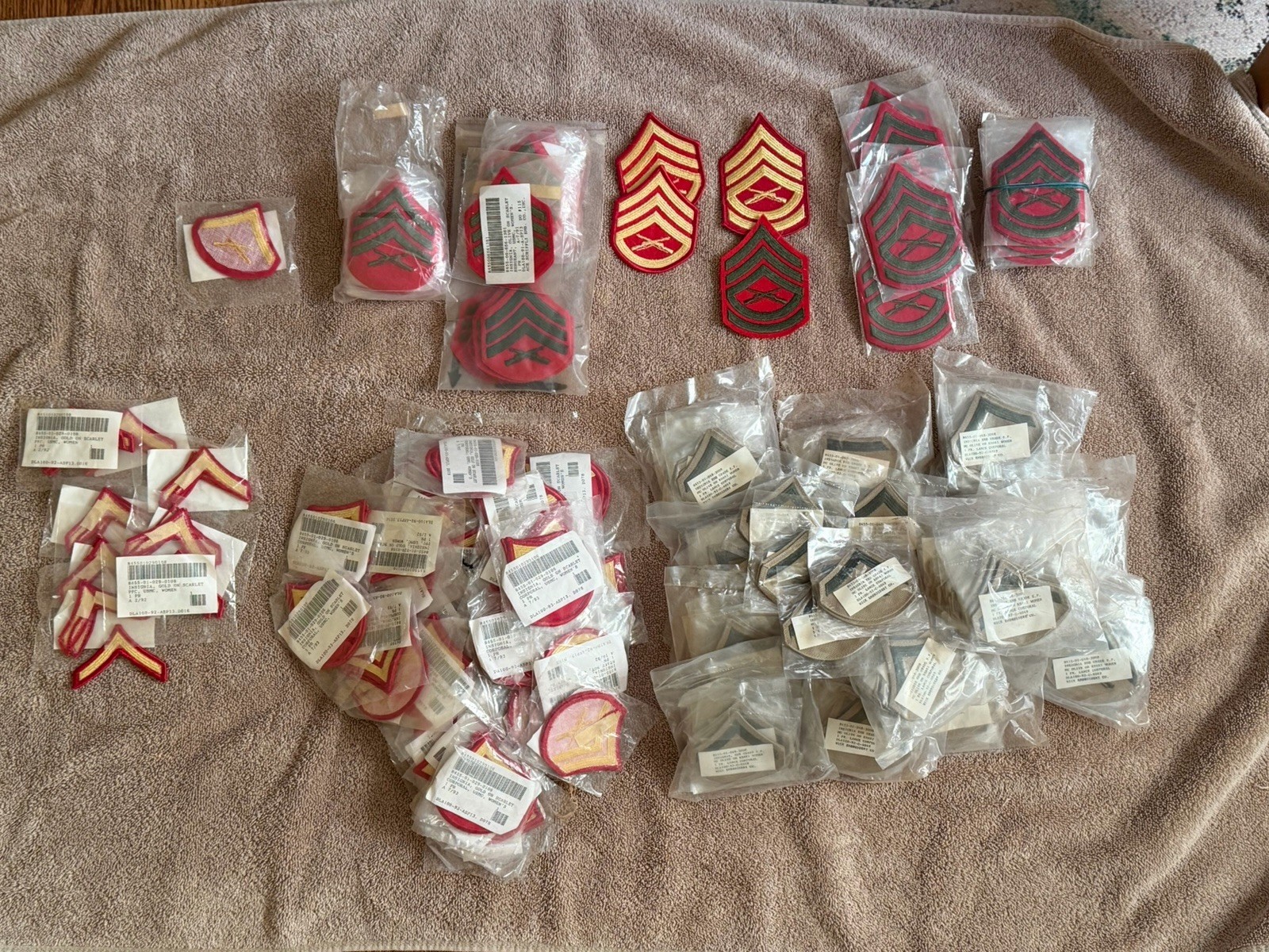 USMC Female Uniform Patch Rank Dealer Lot