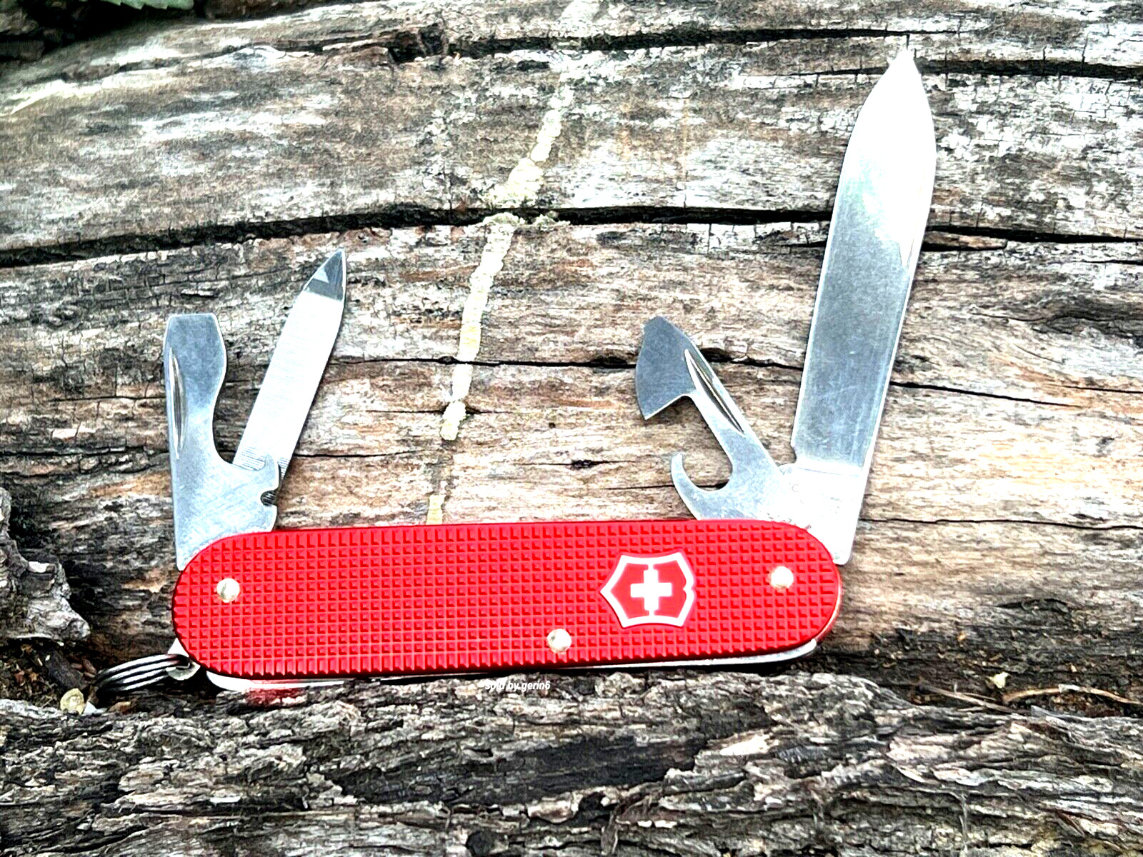 Swiss Army Knife, L.E. Berry Red Cadet Alox Victorinox 0.2601.L18 New In Box