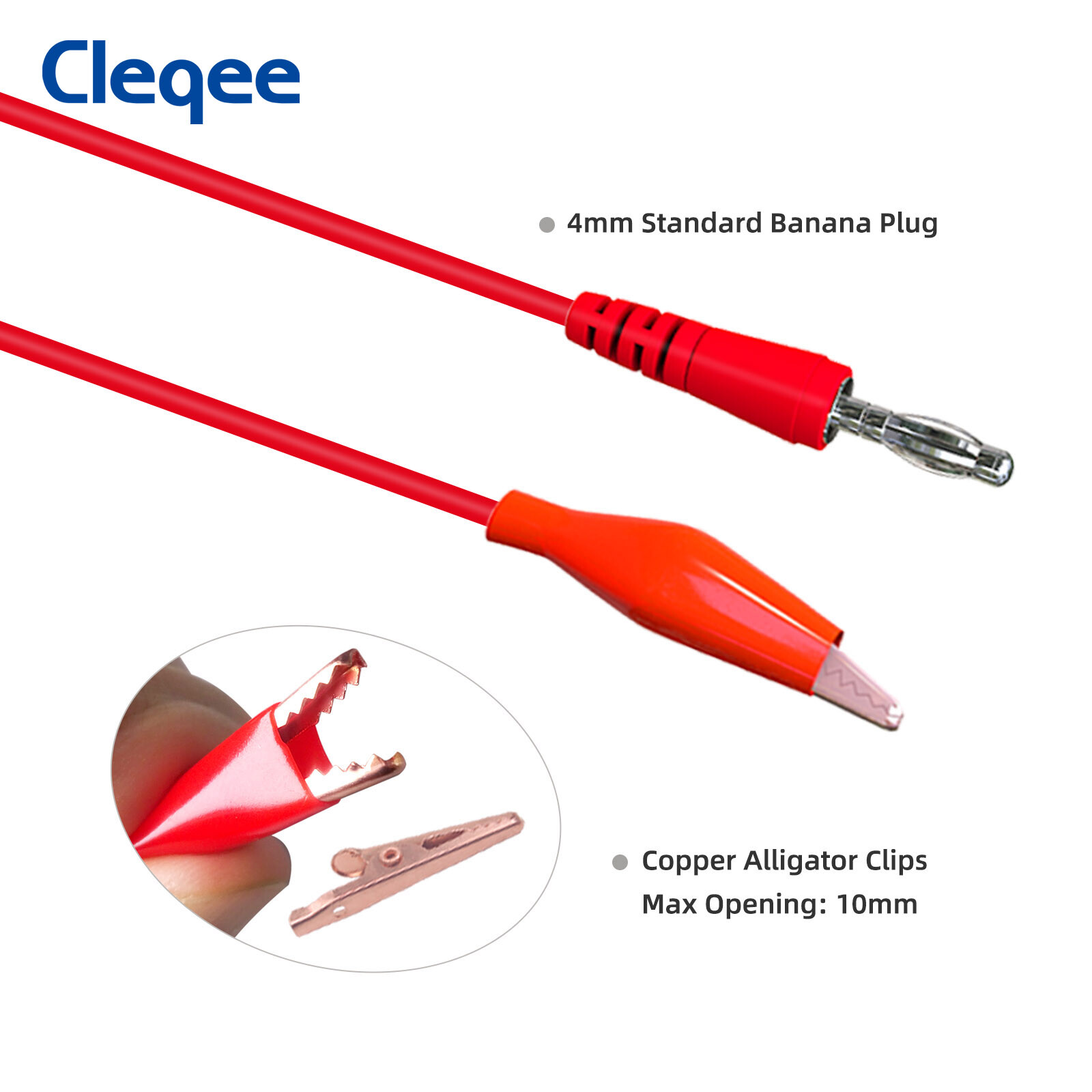 Back Probe Set Multimeter Test Leads Kit with Replaceable Probes Set Banana Plug