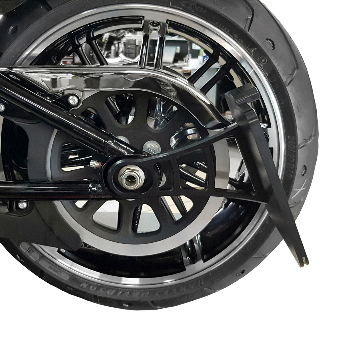 Heinz Bikes Side Mount Suitable For Harley-Davidson 91-07: Chrome