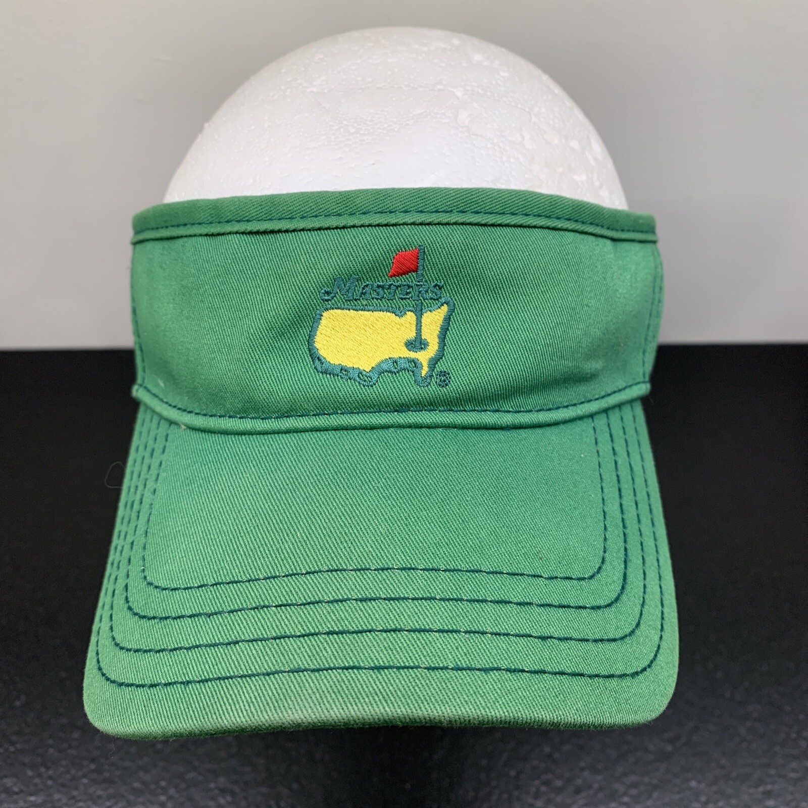 Masters Visor Hat Green Adjustable Cap American Needle Golf Masters Augusta