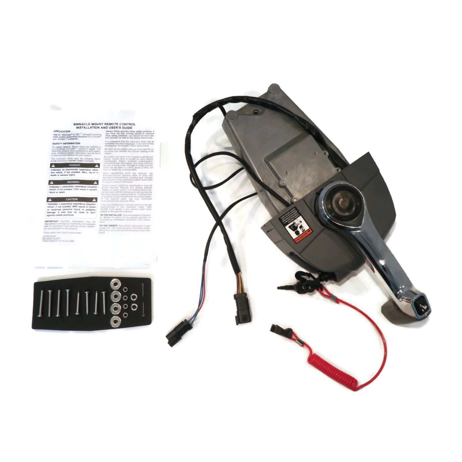 Remote Control for 1996-2012 Evinrude Outboard Single Lever Binnacle Boat Engine