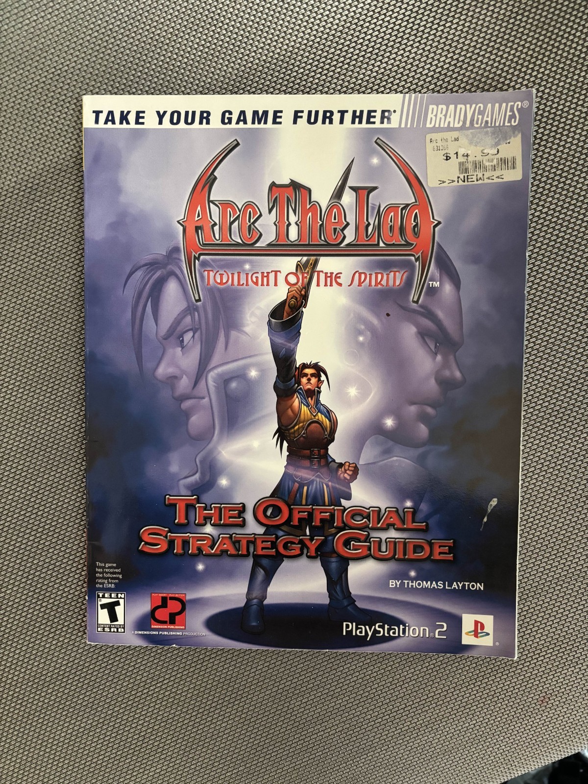 Arc the Lad: Twilight of the Spirits Official Strategy Guide Brady PS2