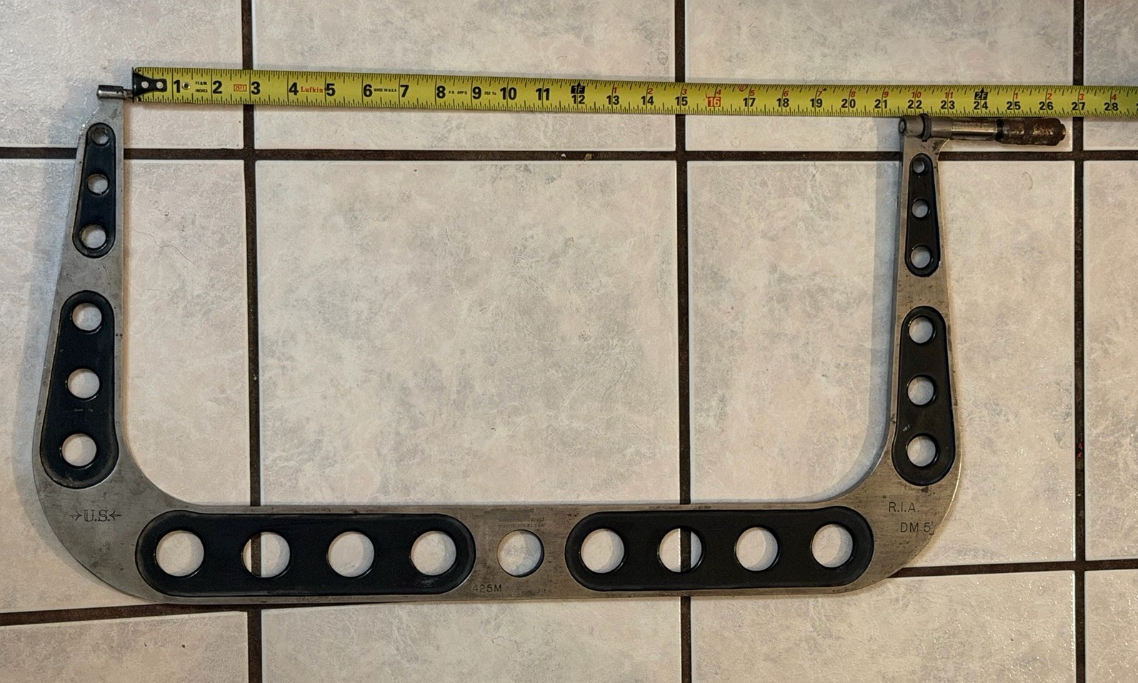 Brown & Sharpe-425M-No. 85-R.IA-DM5-Outside Micrometer-Rose Polytechnic-MILITARY