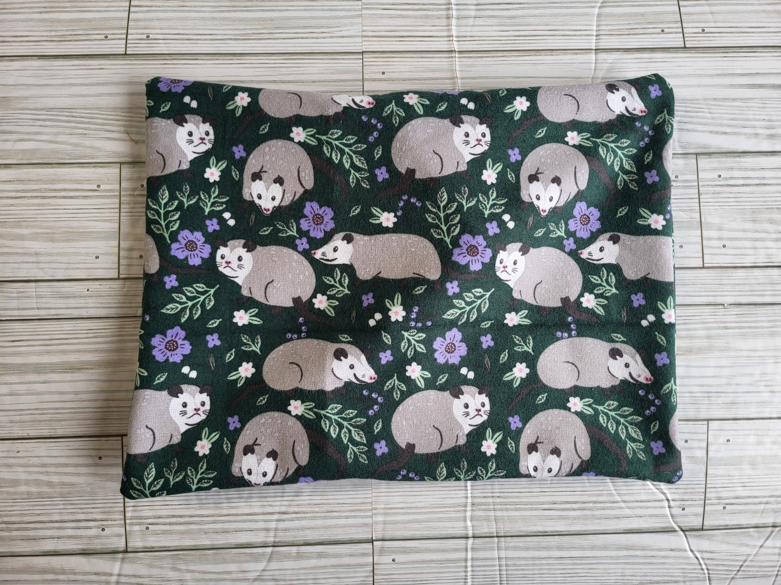 Opossum Microwave Corn Bag, Corn Filled Heat Pack, Corn Heating Pad