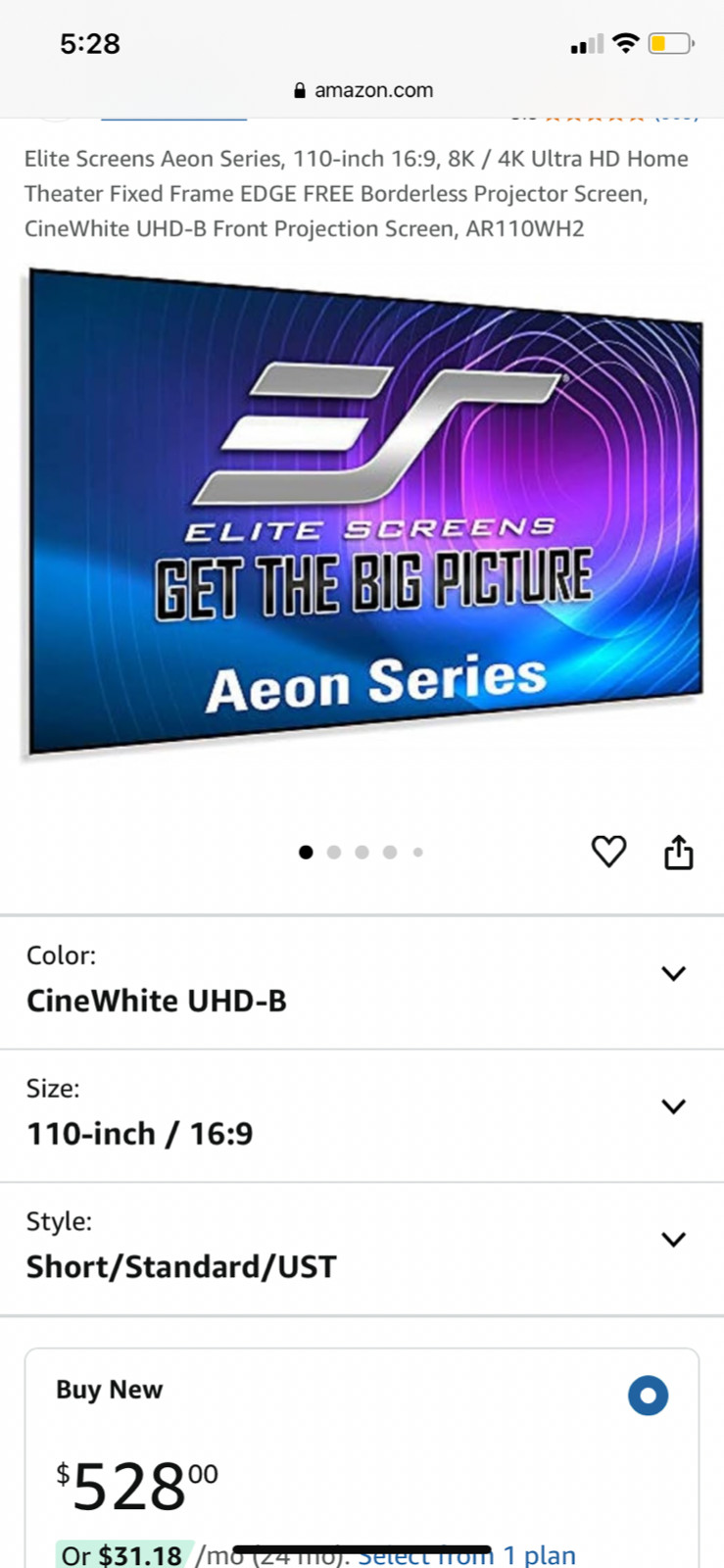 projector screen