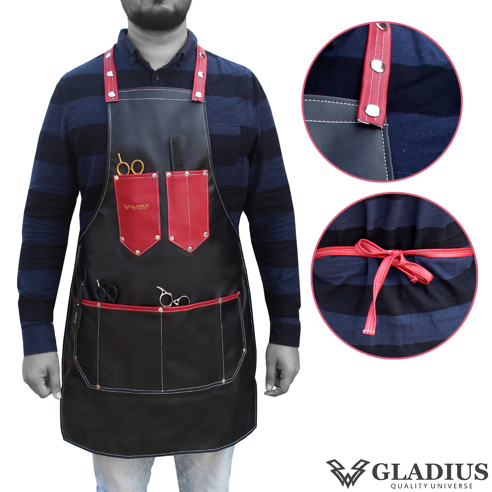 New Salon Hairdressing Hair Cutting Apron Front Back Cape for Barber Hairstylist