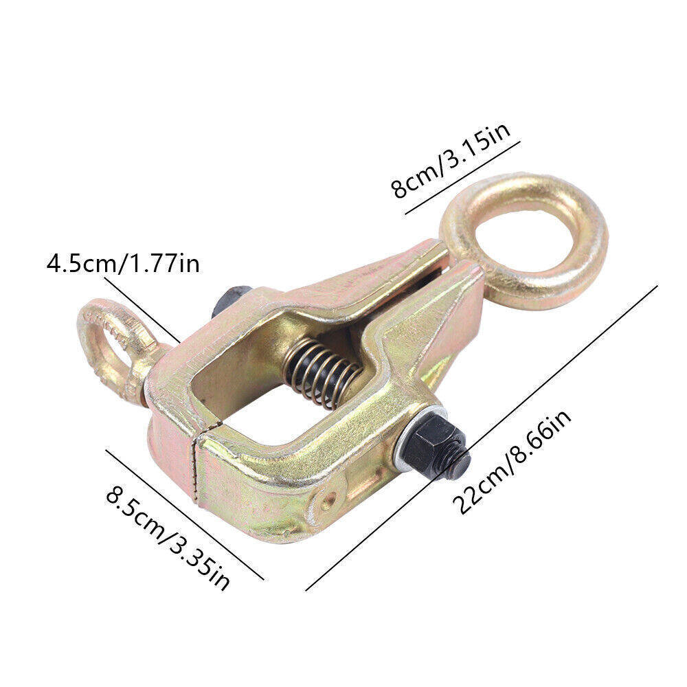 5 Ton Self-tightening 2 Way Auto Body Repair Pull Clamp Frame Back Dent Puller