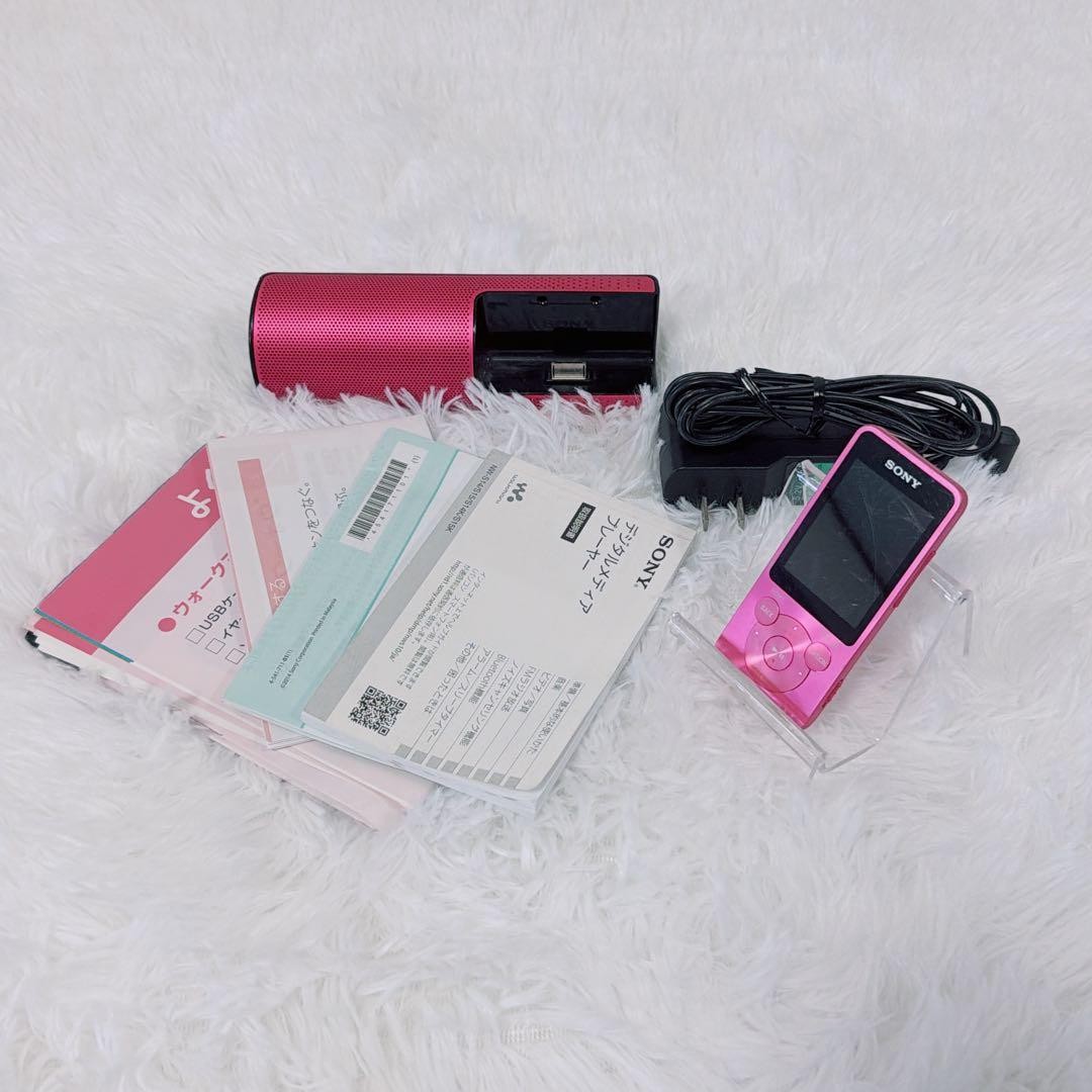Sony Walkman NW-S14 K Pink Digital Music Player Tested Minimal Wear
