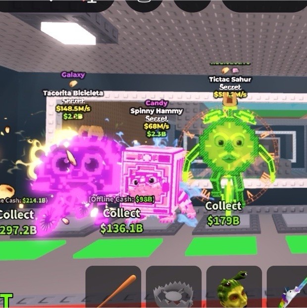 Roblox Collectible Assets Galaxy Candy Secret Tacorita Spinny Hammy Tictac Sahur