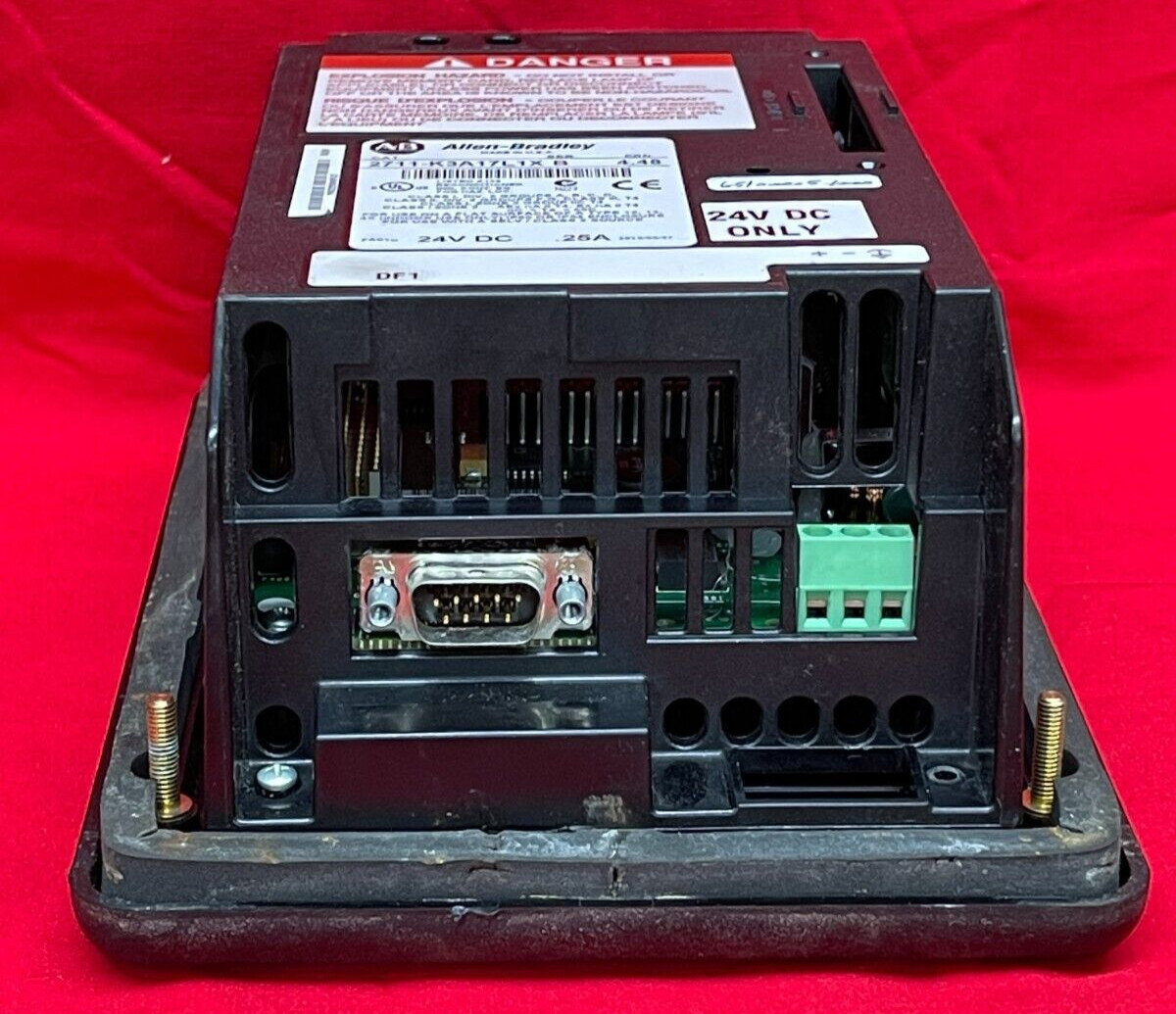 ALLEN BRADLEY OPERATOR TERMINAL 2711-K3A17L1X PANELVIEW 300 24 VDC .25 A