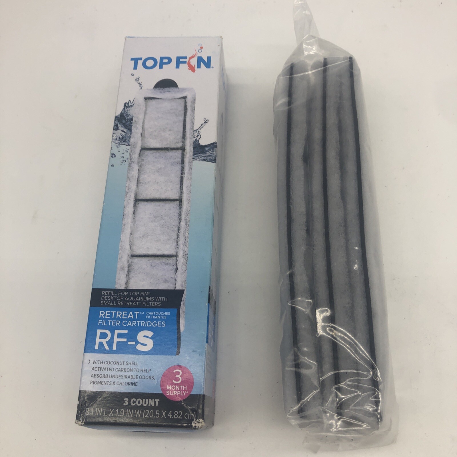 Top Fin Retreat Filter Cartridges RF-S 3 Pack NEW