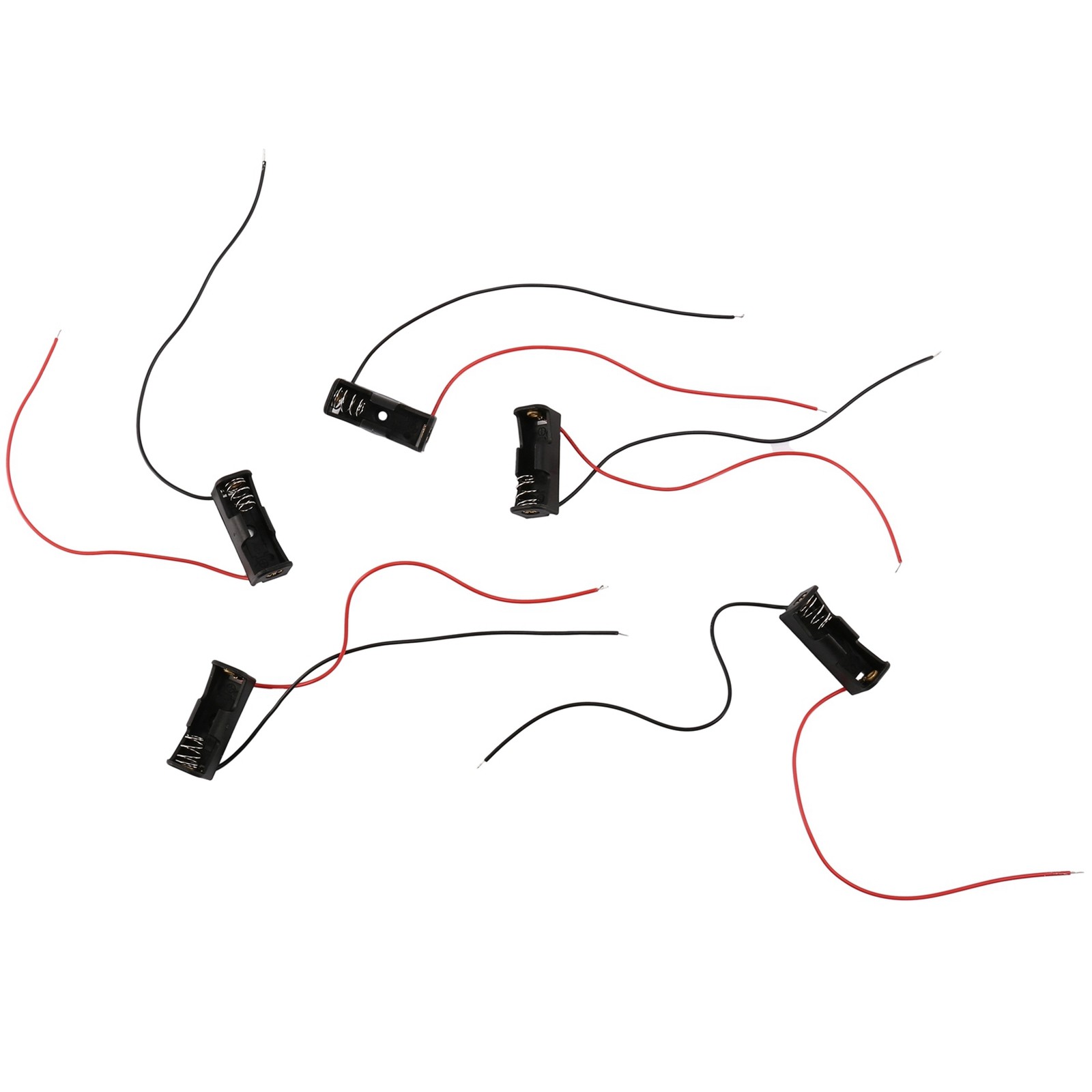 5Pcs 23A/A23 Battery (12V) Clip Holder Box Case Black V6G12024