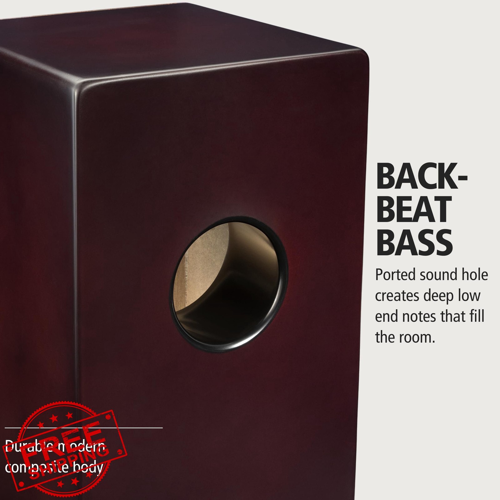 Meinl Backbeat Bass Cajon Box Drum Snares Acoustic Music Warranty