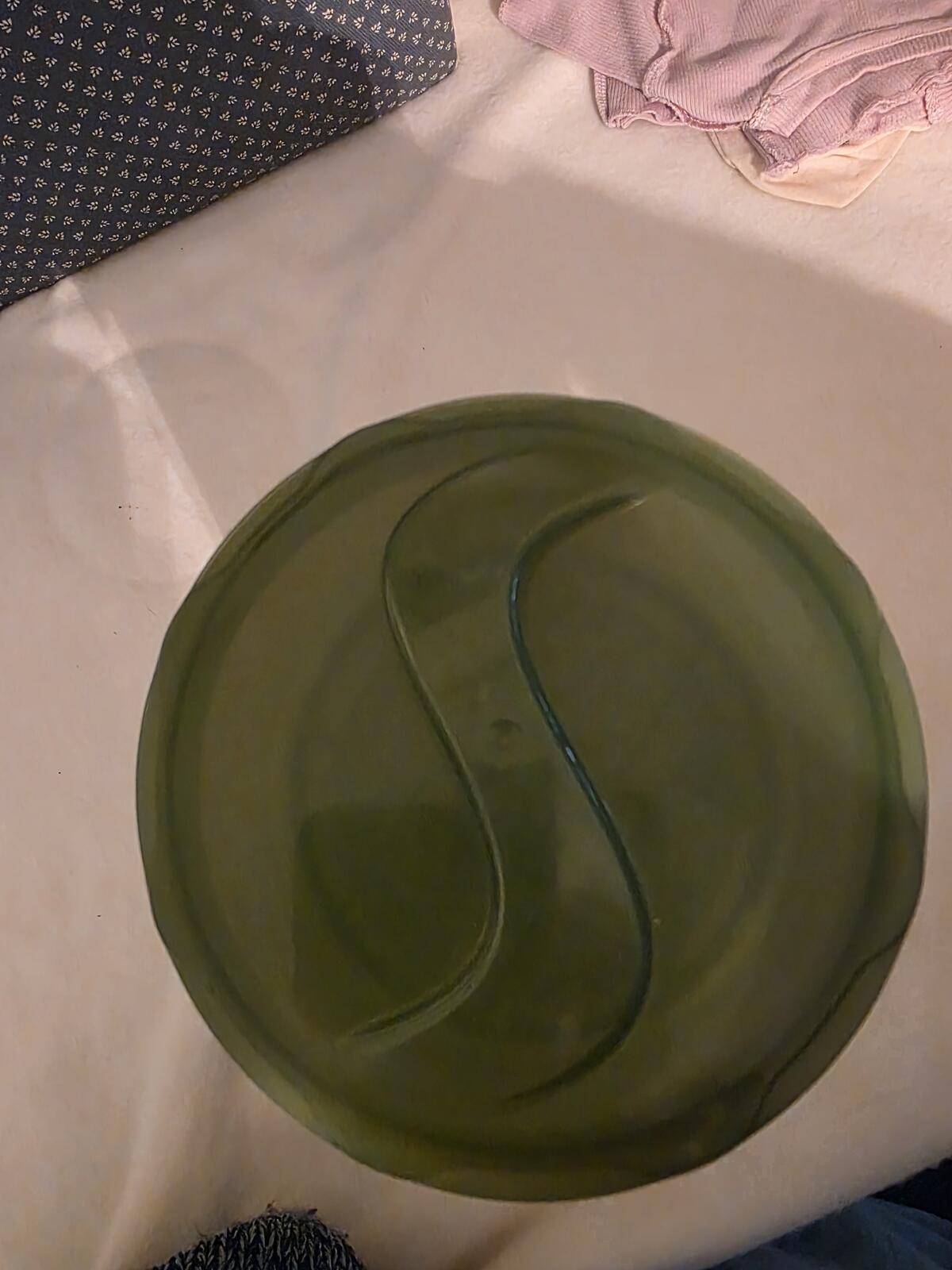 Green Translucent Plastic Stackable Snack Bowls Set of 3 Retro Kitchen