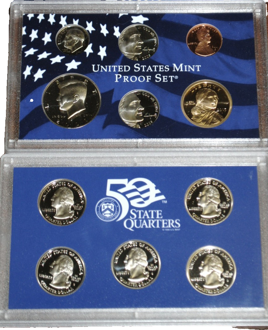 2005-S US Mint Proof Set | 11 Coins | 2-Lens Set | As Pictured | S Mint Mark