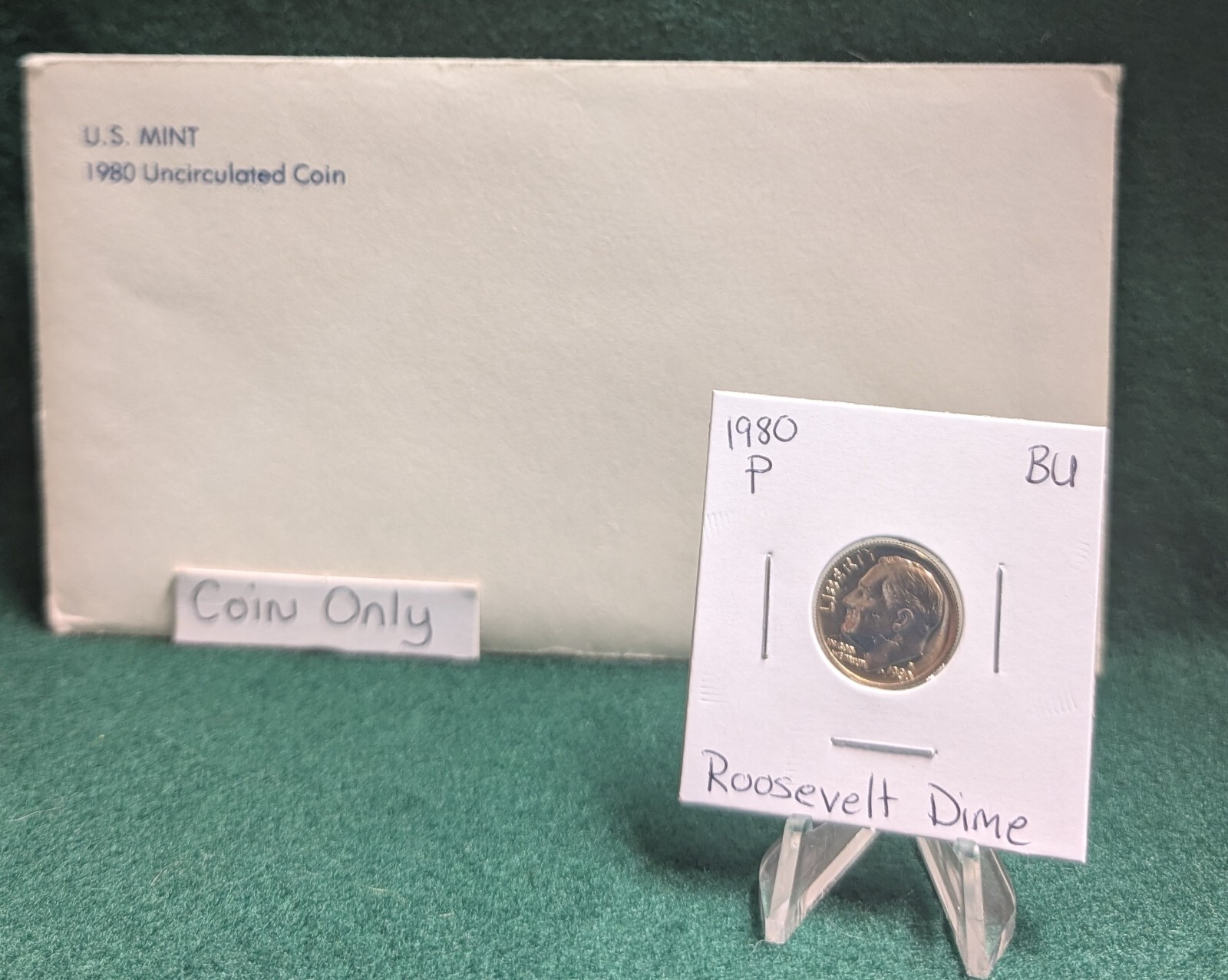1980 P Roosevelt Dime Uncirculated from Mint Set