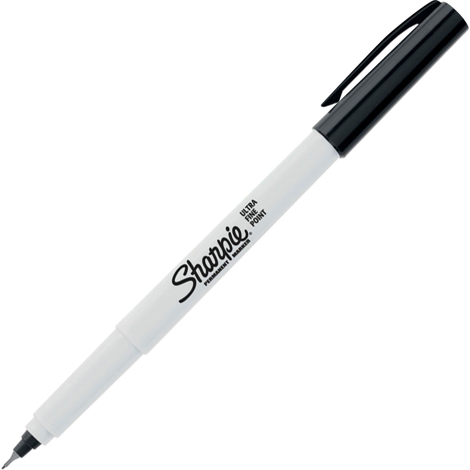Sharpie SAN37001 Permanent Markers, Ultra Fine Point, Black, 1 each