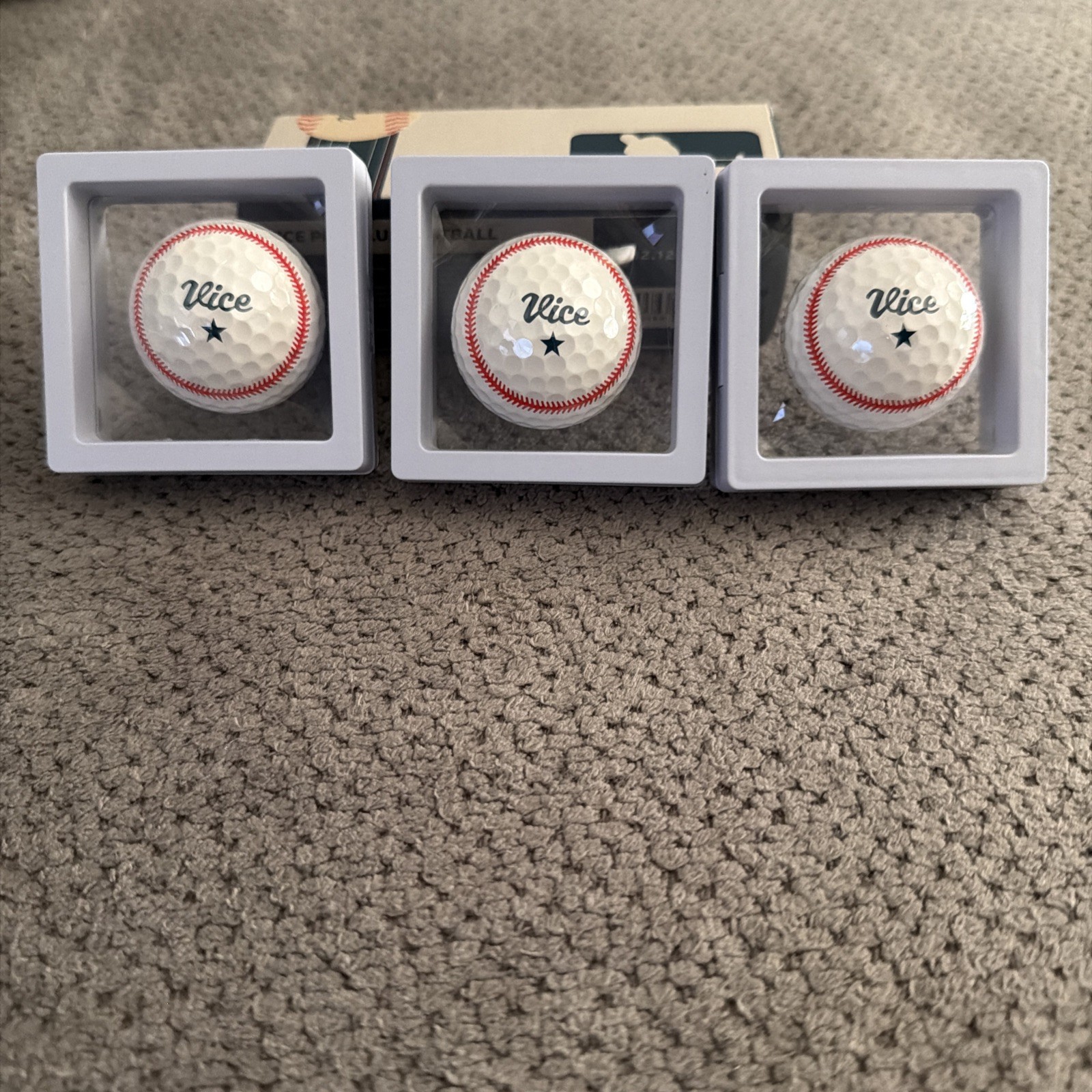 Vice Pro Plus Fastball Baseball Golf Ball NEW | Limited Edition | 1 BALL W/Case