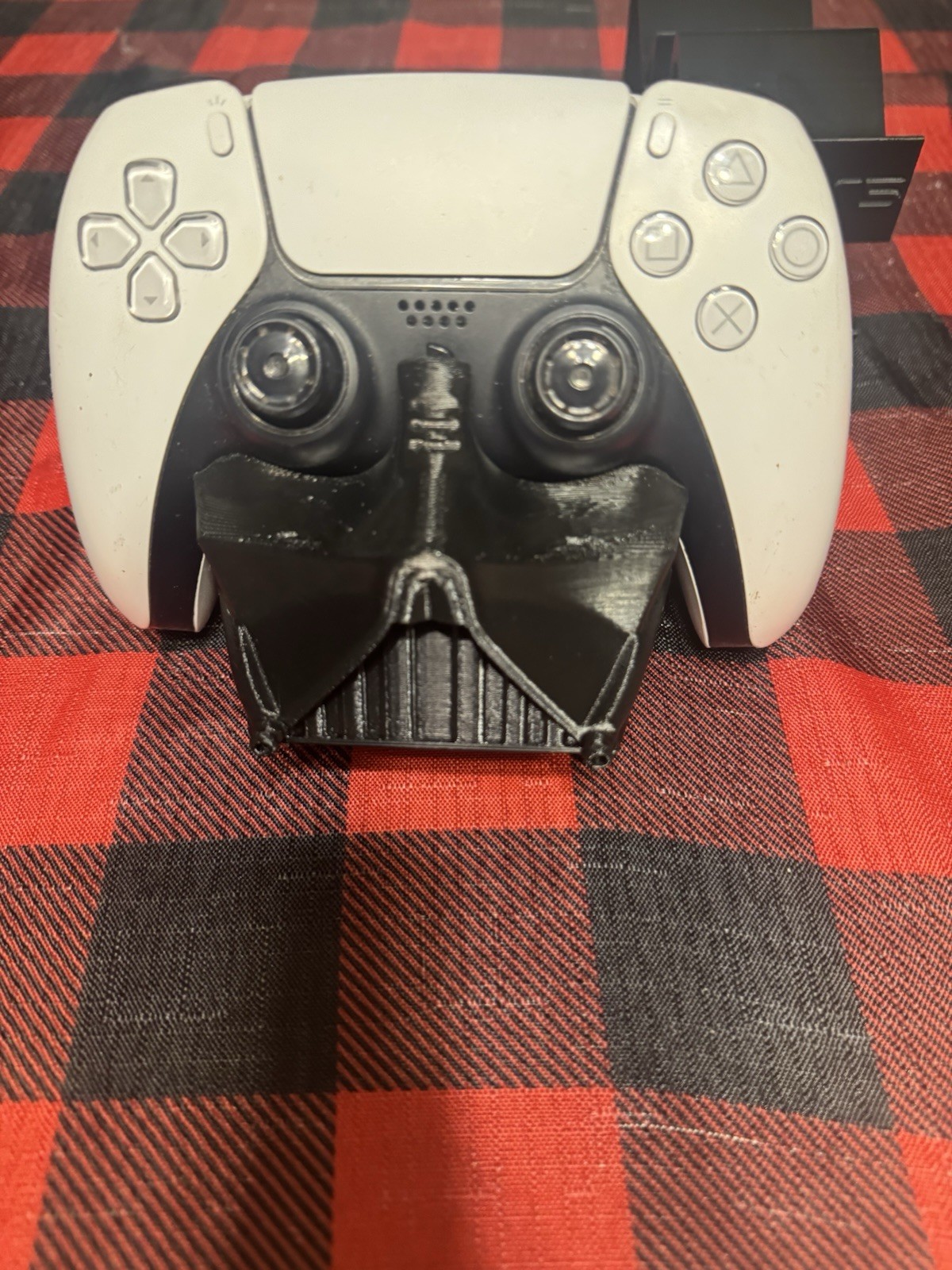 Star Wars Darth Vader Controller Stand for Sony PS5 DualSense, Black Plastic