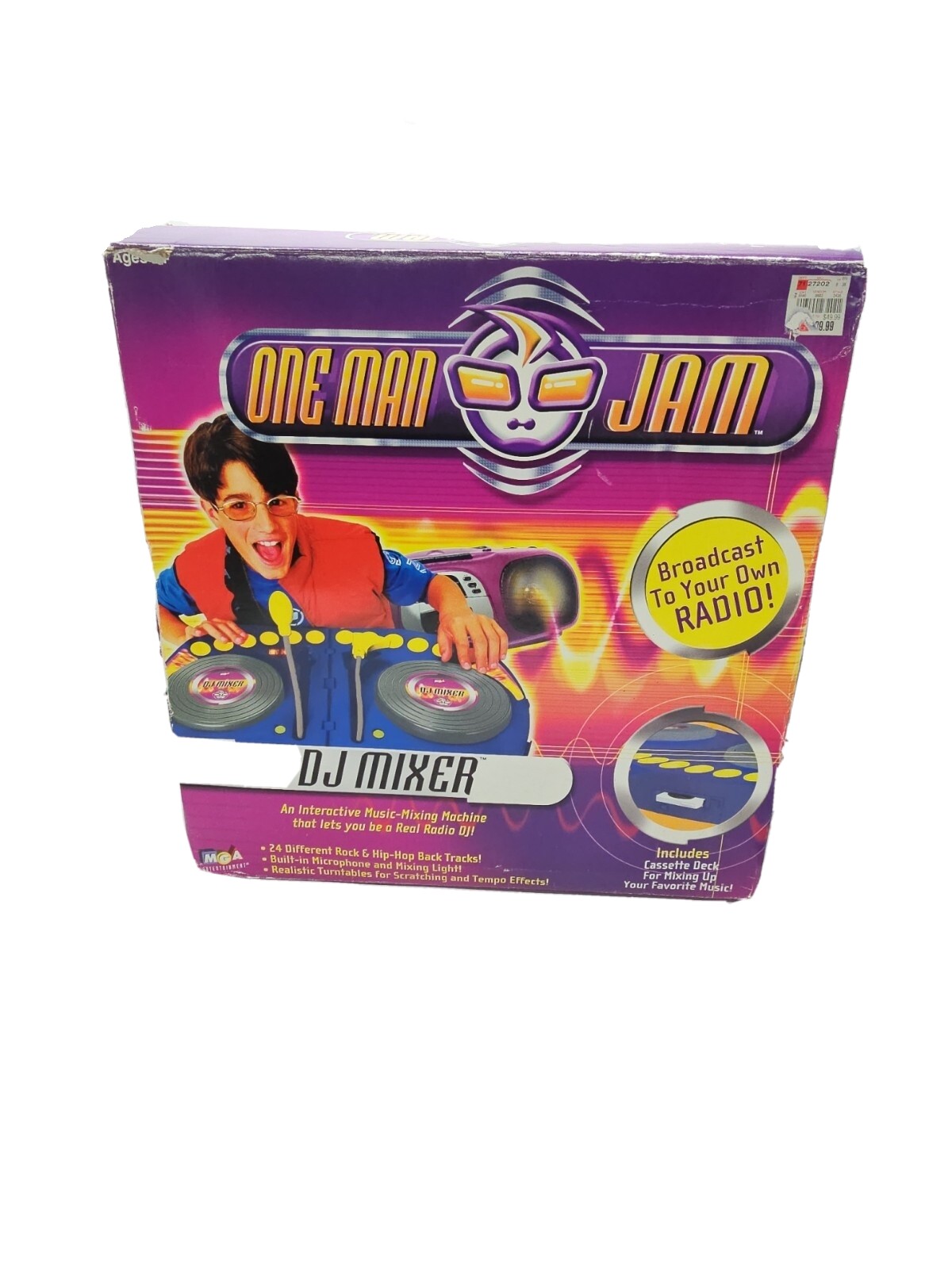 Vintage 2001  One Man Jam VTG Electronic MGA DJ Mixer NEW In Box HTF Radio