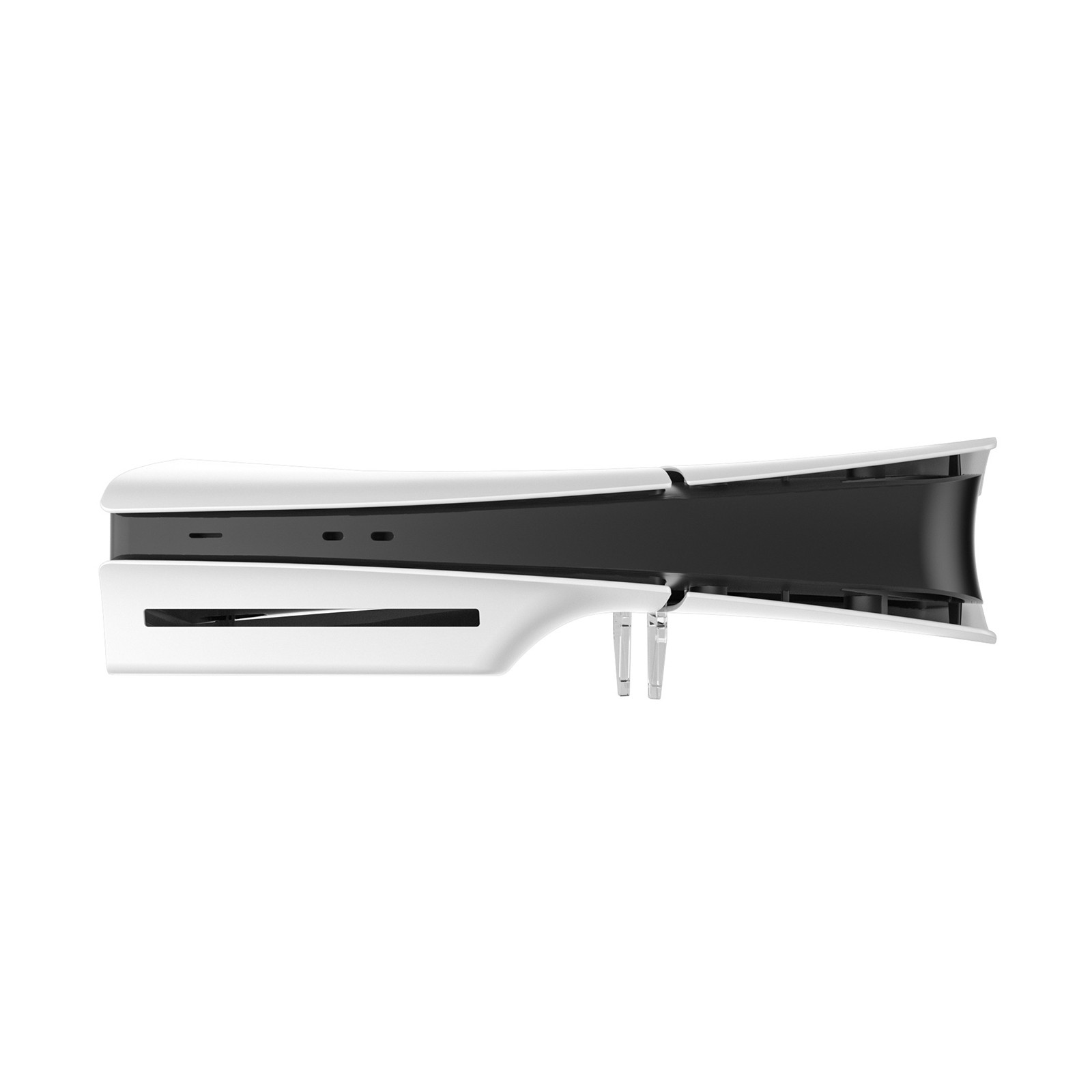 Transparent Horizontal Mount Stand Holder Bracket Base For PS5 Slim Console qa