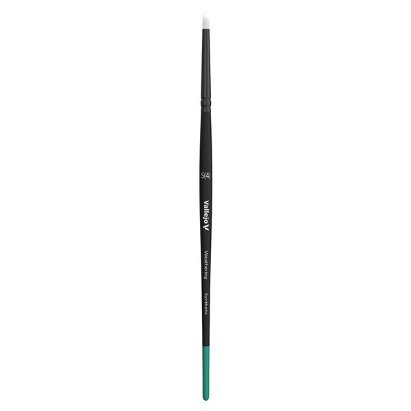 VJPB08001 Vallejo Weathering Round Brush: Synthetic Small (4)