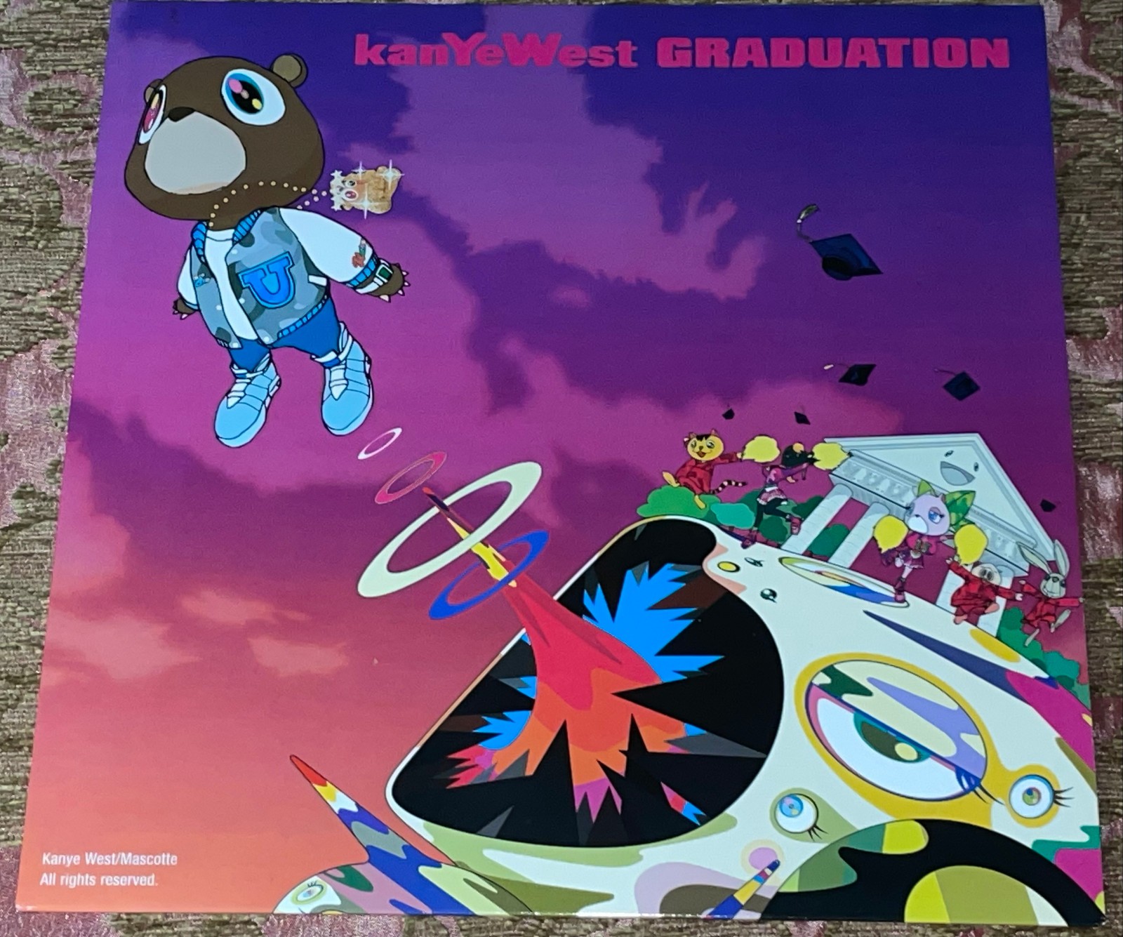 KANYE WEST Graduation RARE LIMITED EDITION 12" VINYL LP RE- kanYeWest, Mos Def