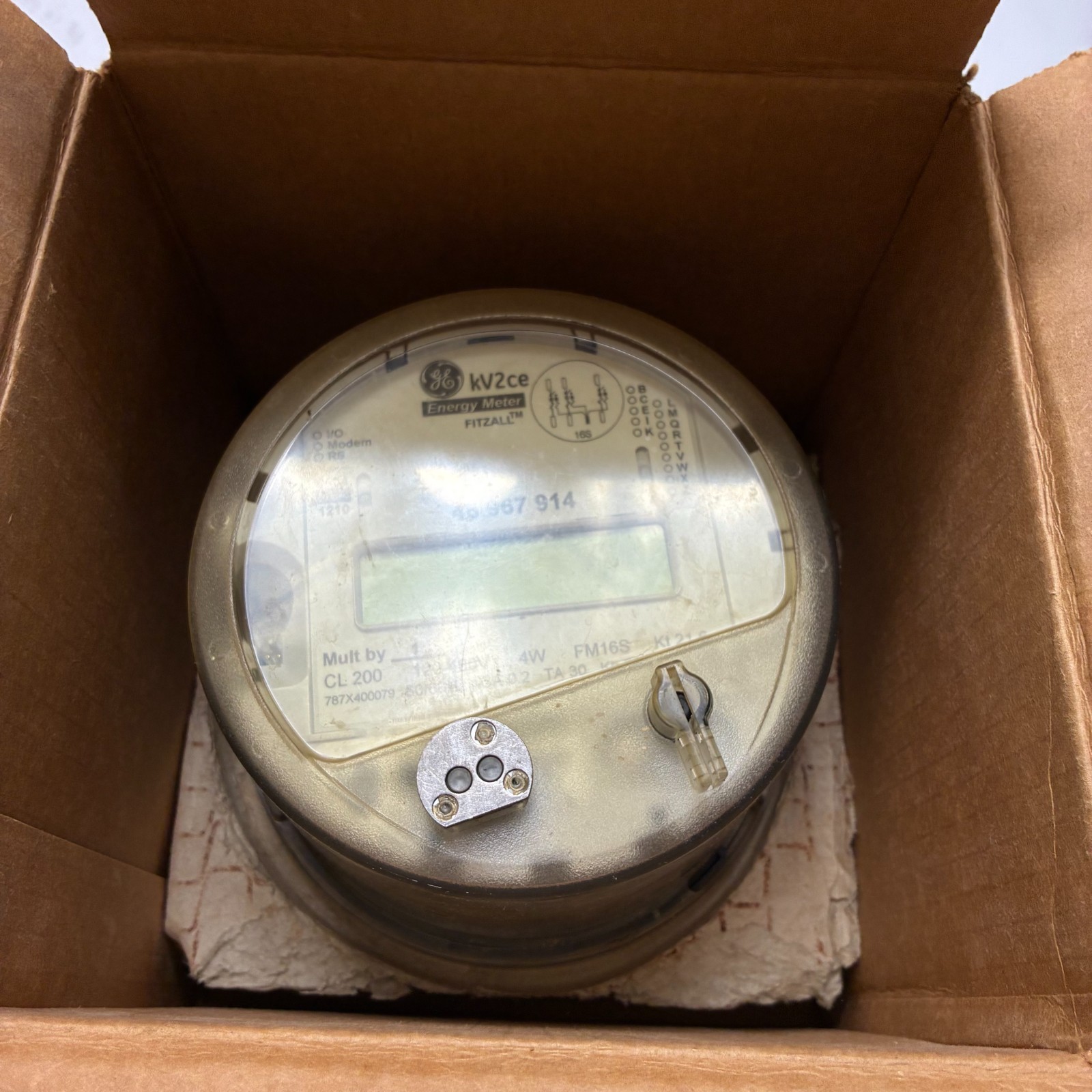 GE METER KV 45 967 914 MULTIFUNCTION ELECTRIC METER
