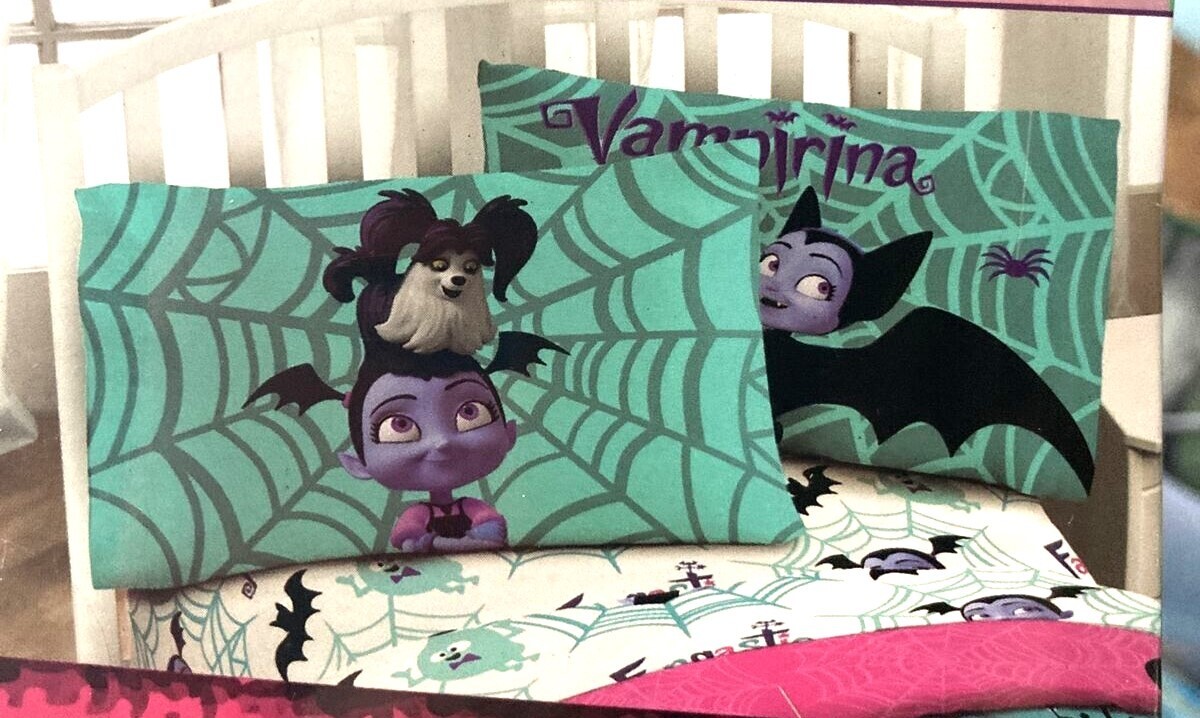 Disney Junior Vampirina Pillowcase Blue Standard 20in x 30in Brand New