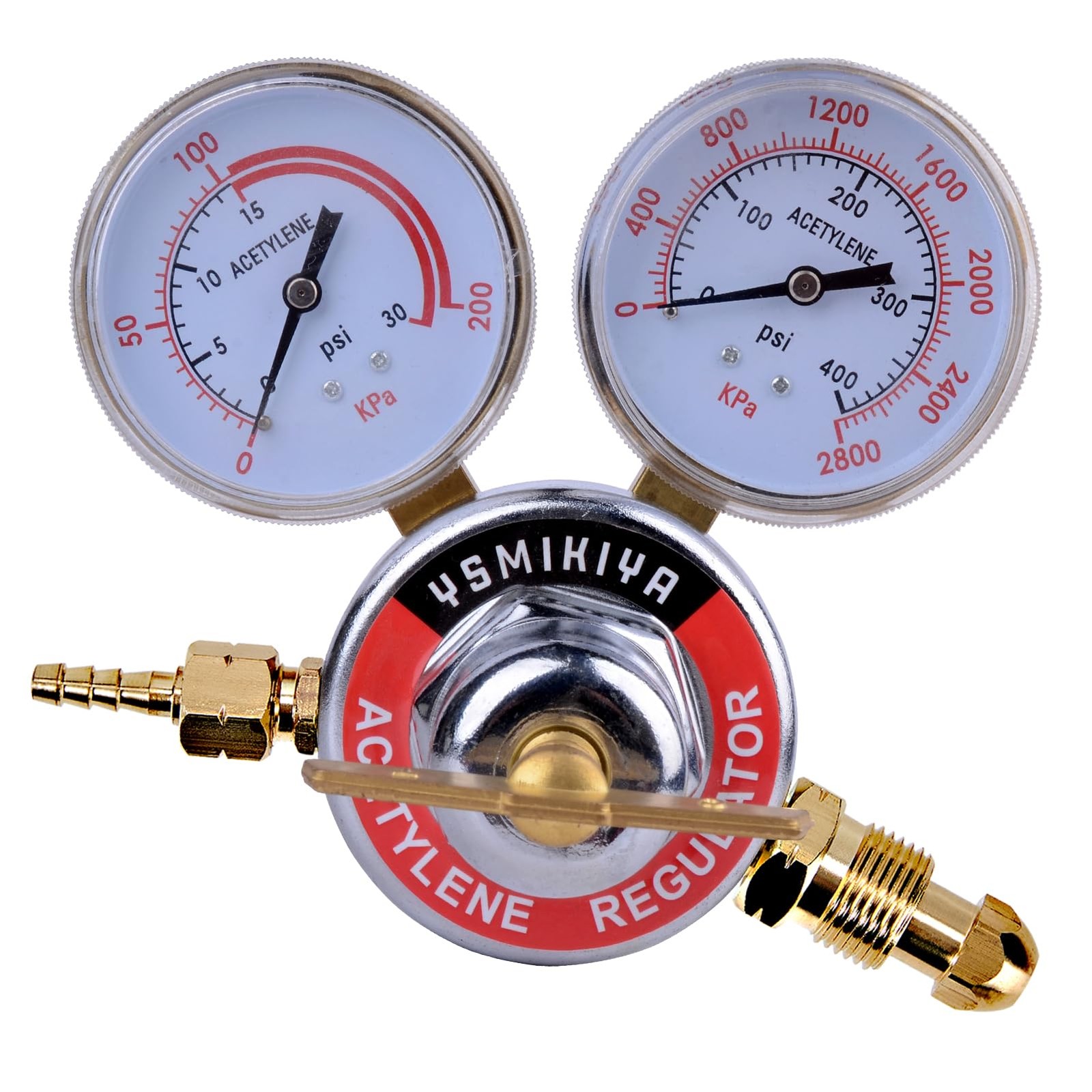 Acetylene Regulator Welding Gas Welder Pressure Gauge Torch Cutting CGA 510