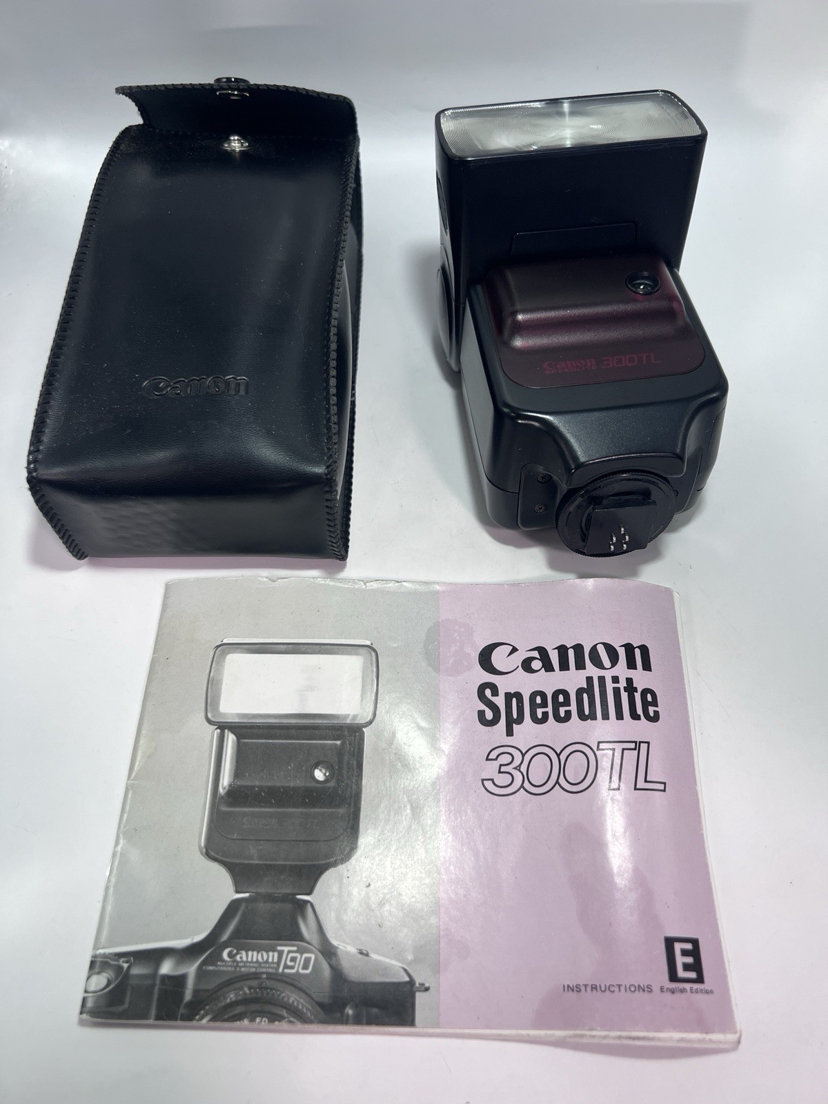 Canon 3300TL Speedlite Shoe Mount Flash For Film Cameras T90 A-1 & A-1P
