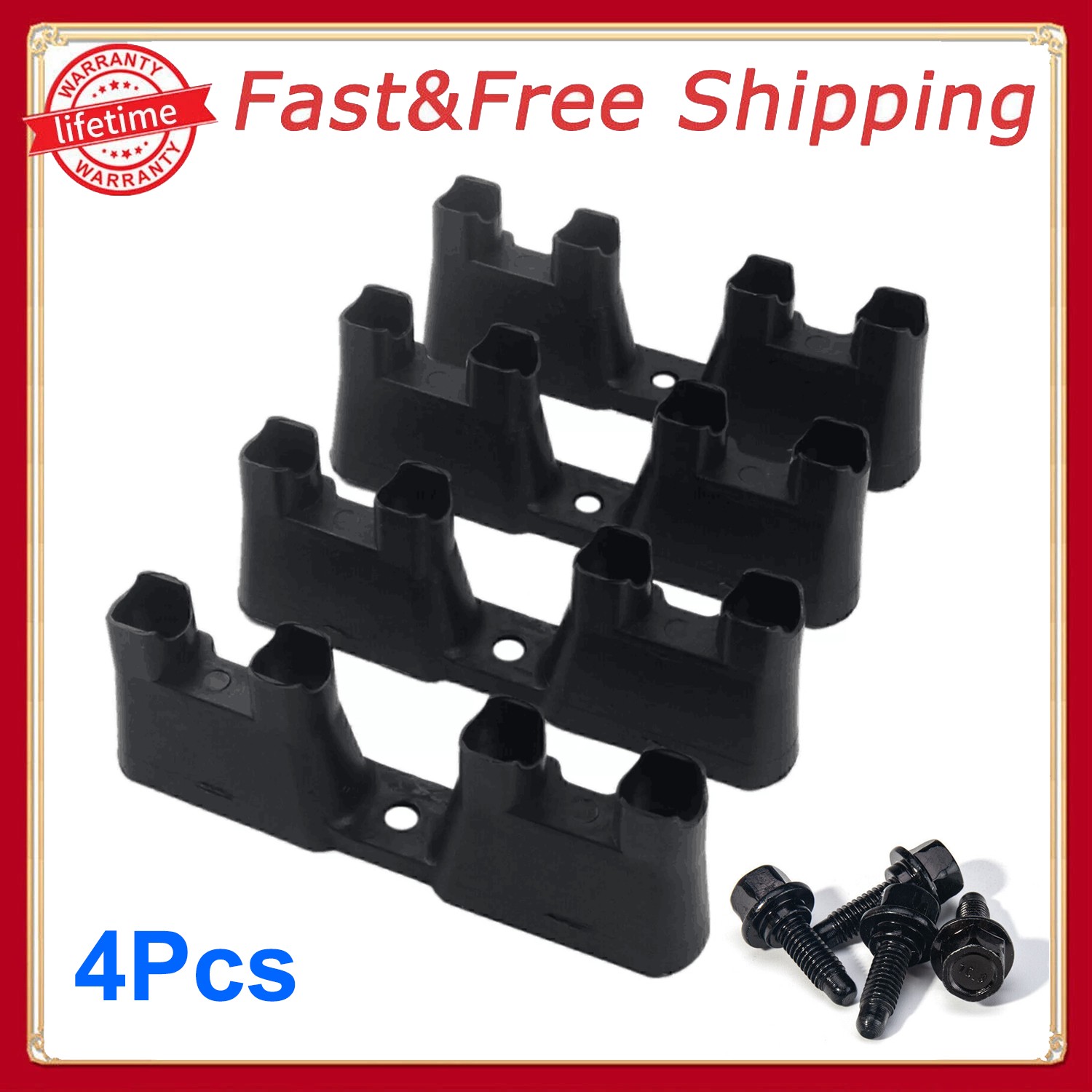 4Pc 12595365 LS Lifter Trays Guides For GM Gen IV V8 LS2, LS3, LS7, LSA, LS9 New