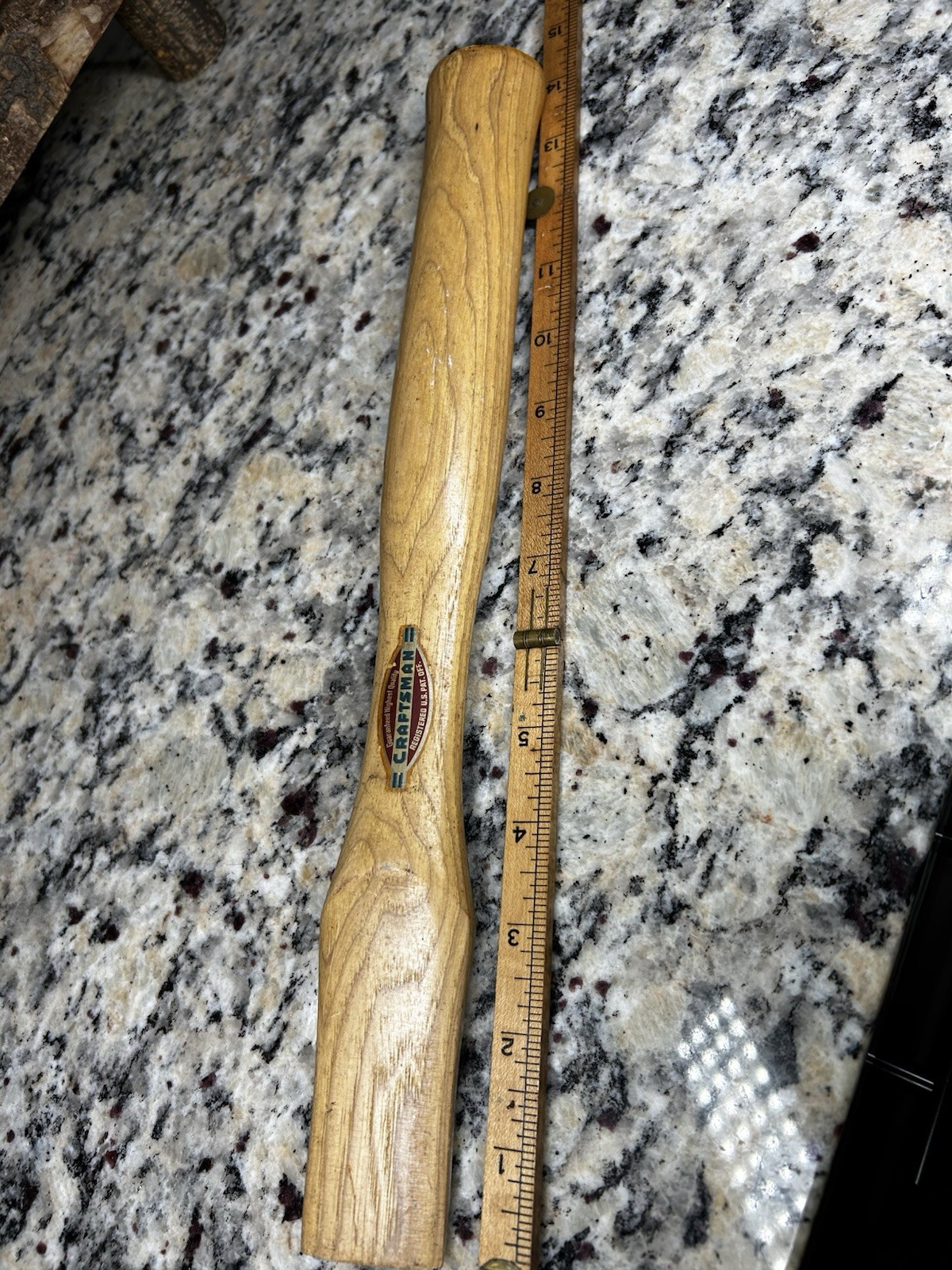 Vintage Craftsman Wood Hammer Hatchet Handle 14" Wood Handle NOS