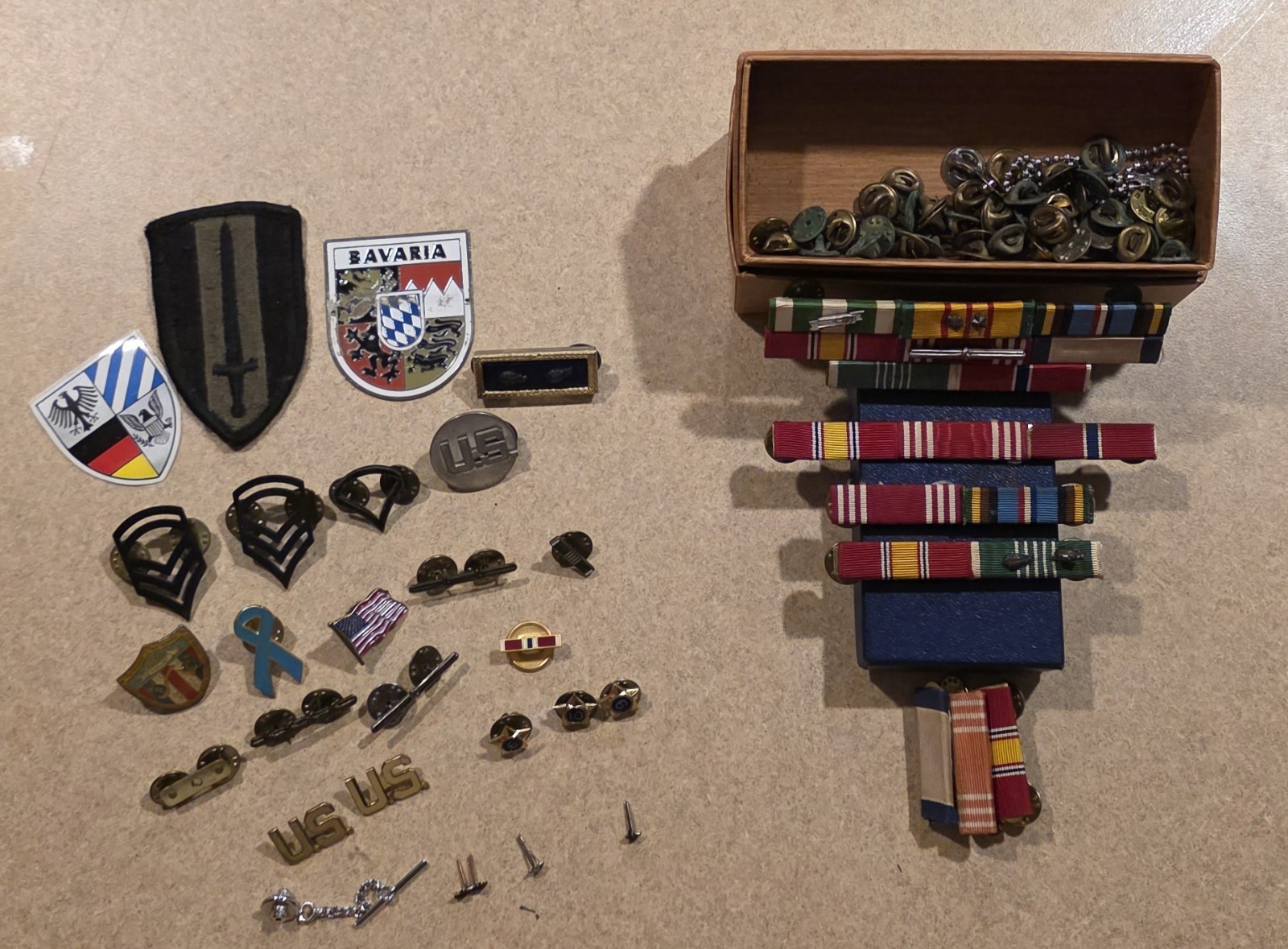 vintage military navy pin lot army CSA , legion veterans , others mixed lot
