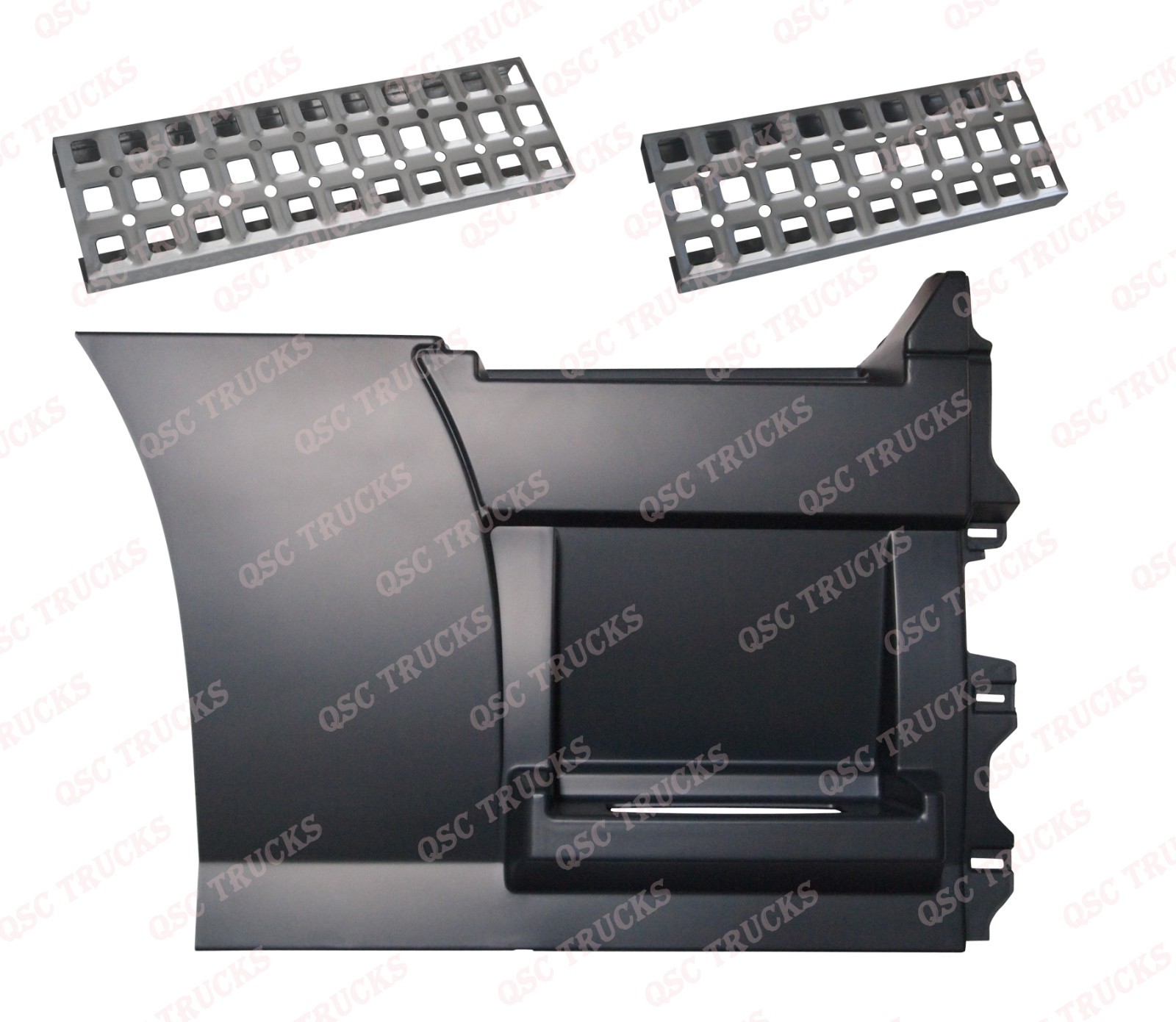 QSC Rear Step Fairing Panel Right Side for Volvo Truck VNL w/ Metal Pedals
