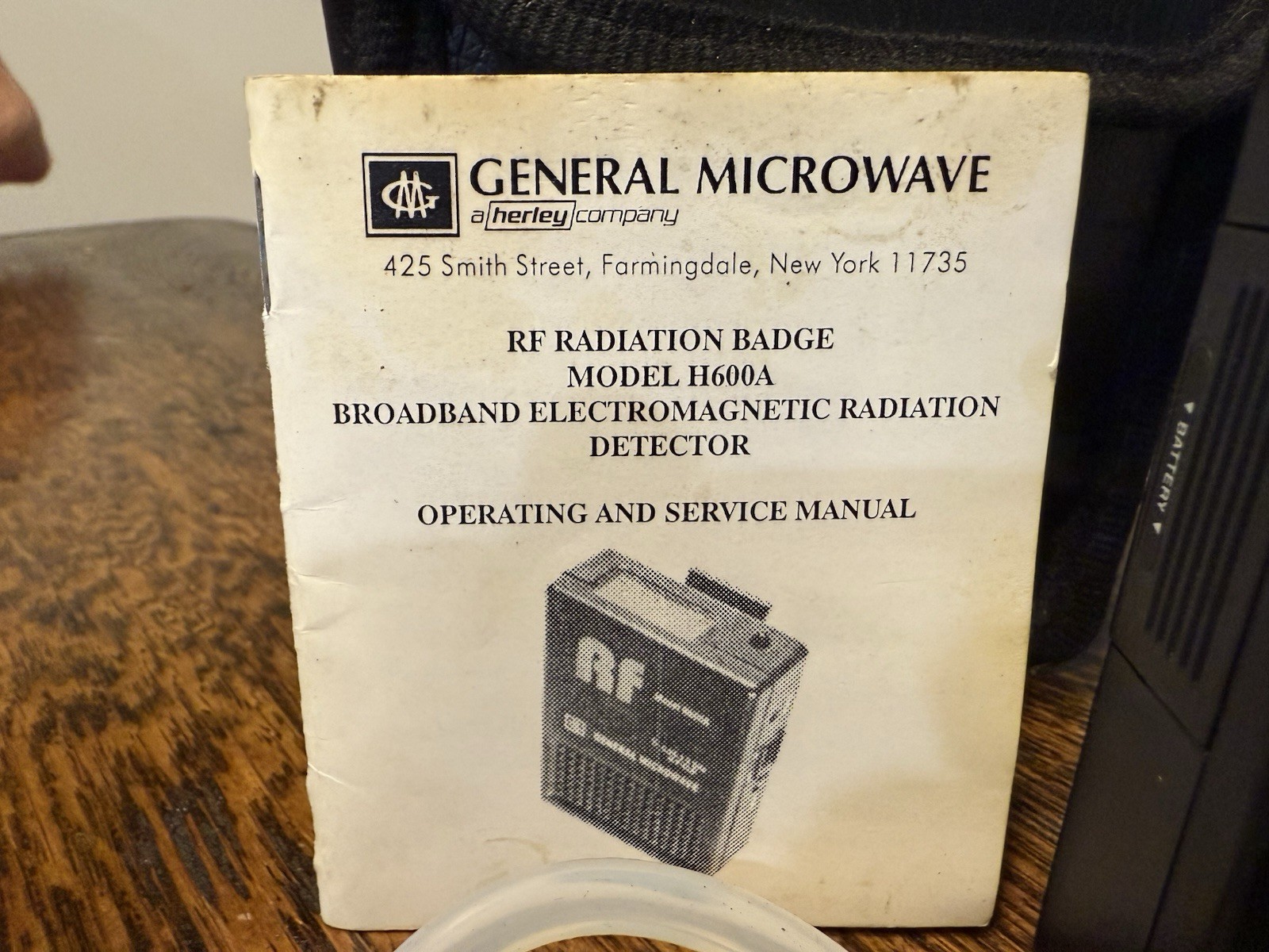 Radiation Badge General Microwave RF- Model H600A
