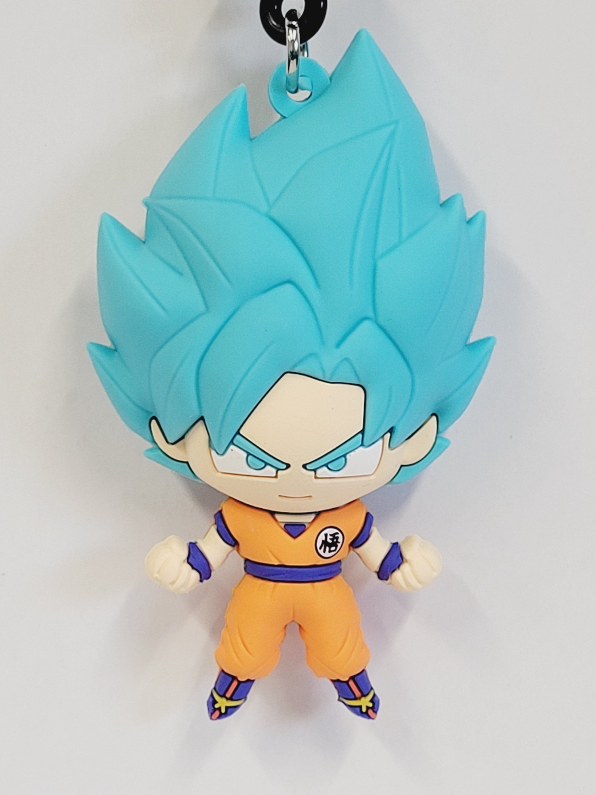 3D Foam Figural Key Chain Clip Monogram Dragon Ball Super Series 4 SSGSS Goku