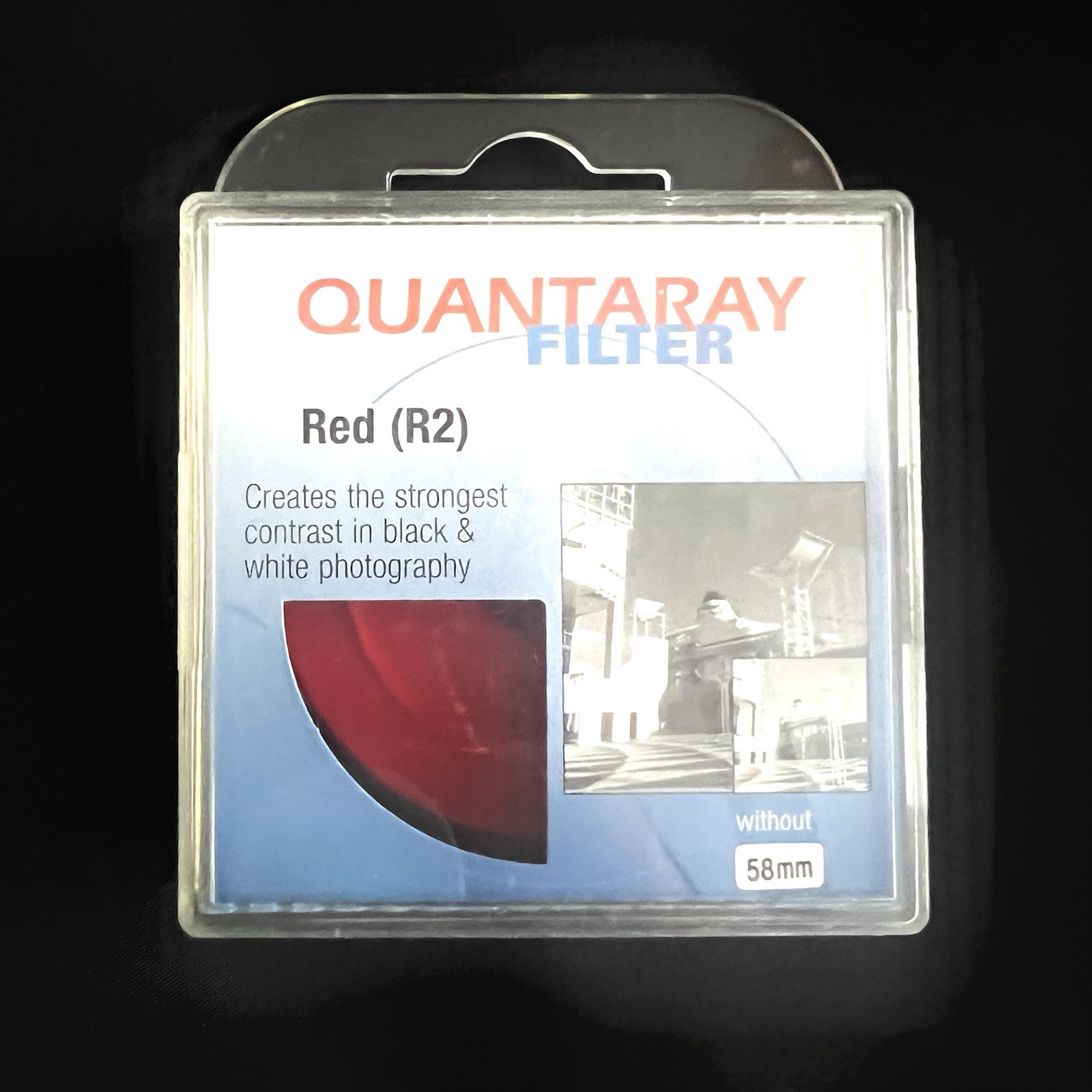 Quantaray 58mm R2 Red Filter MADE IN JAPAN For Ray Enterprises NEW IN BOX