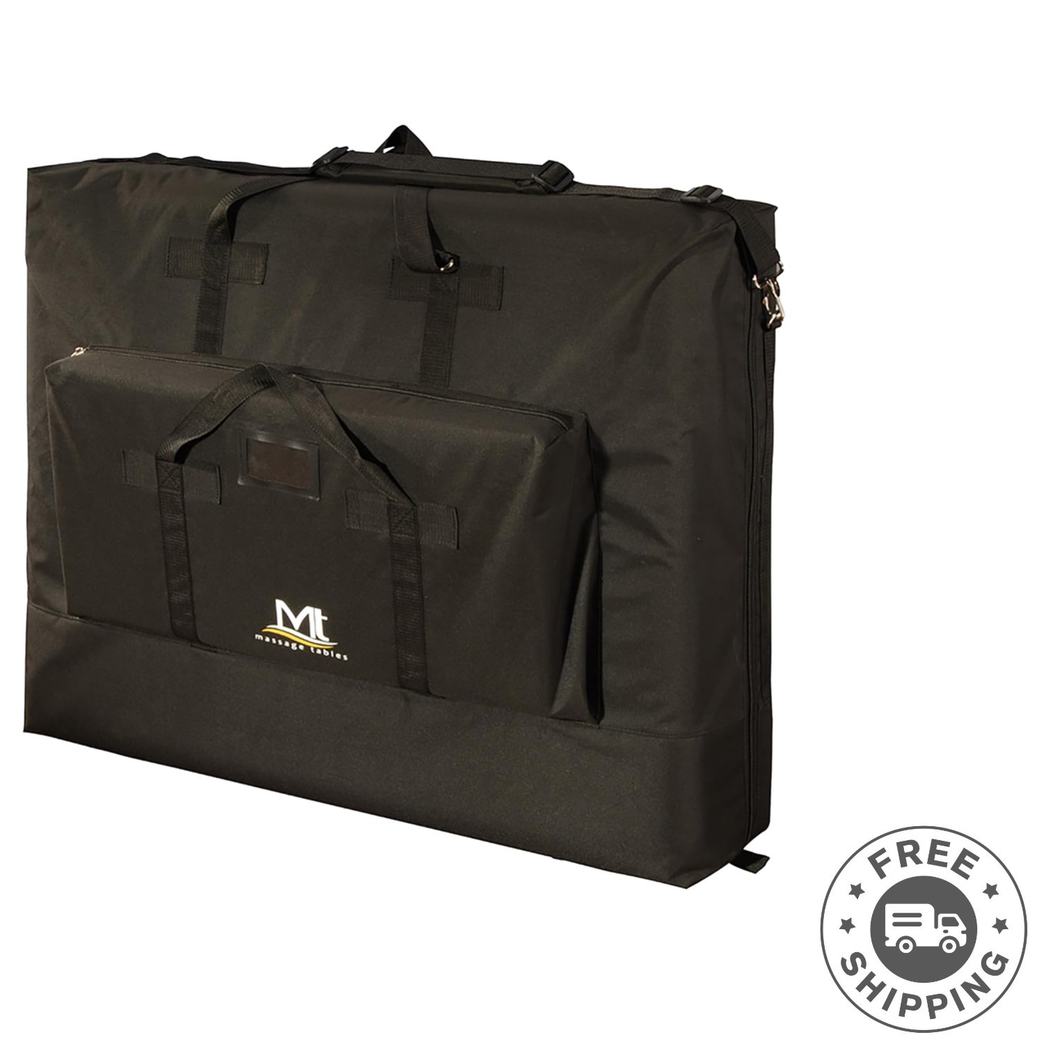 Black Massage Table Carrying Case for 30" Tables - Snap-Lock Security
