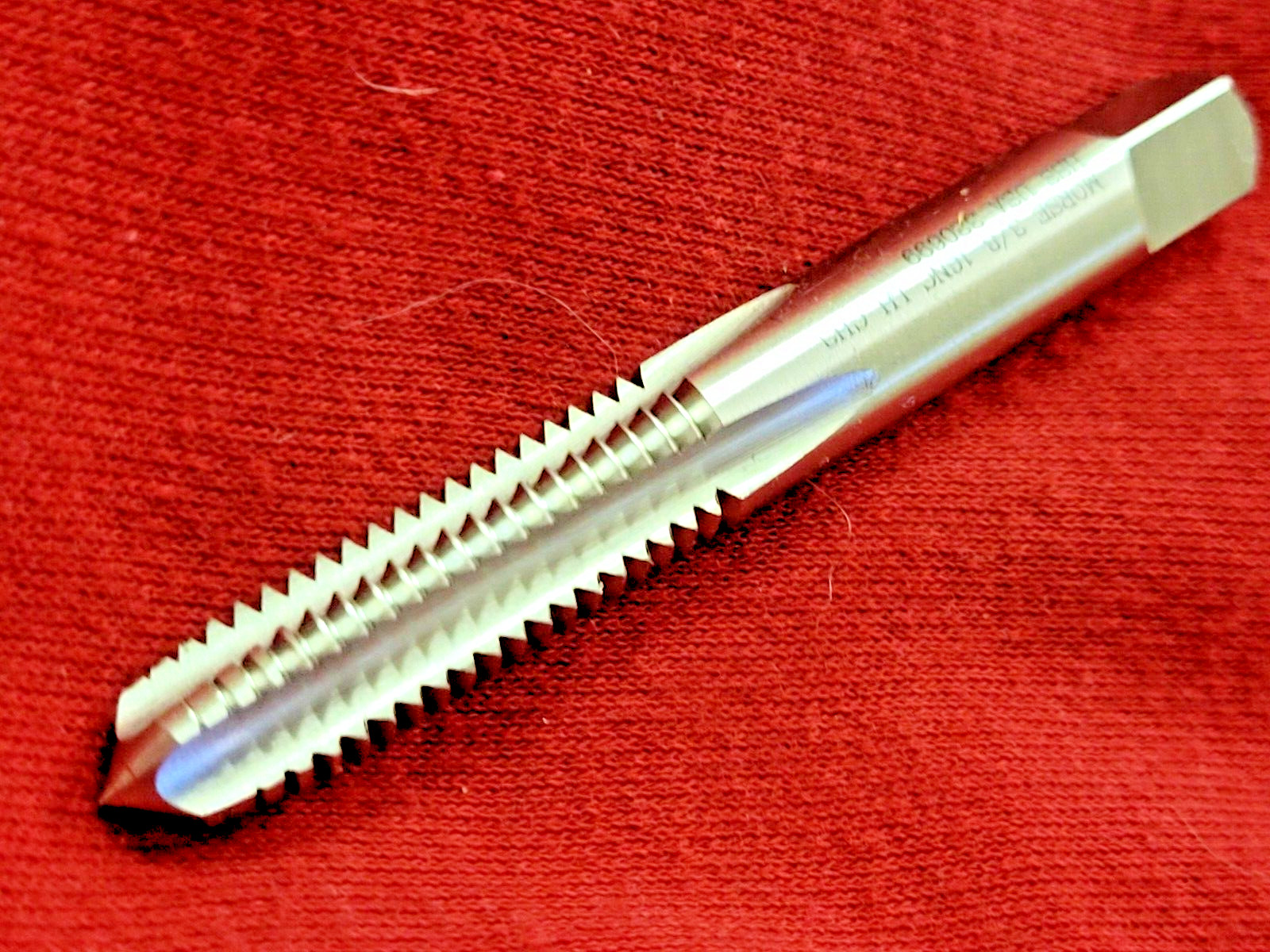 3/8-16 NC LEFT HAND Plug Hand Tap Morse MT3733446 LH HSS 4 Flute GH3 USA