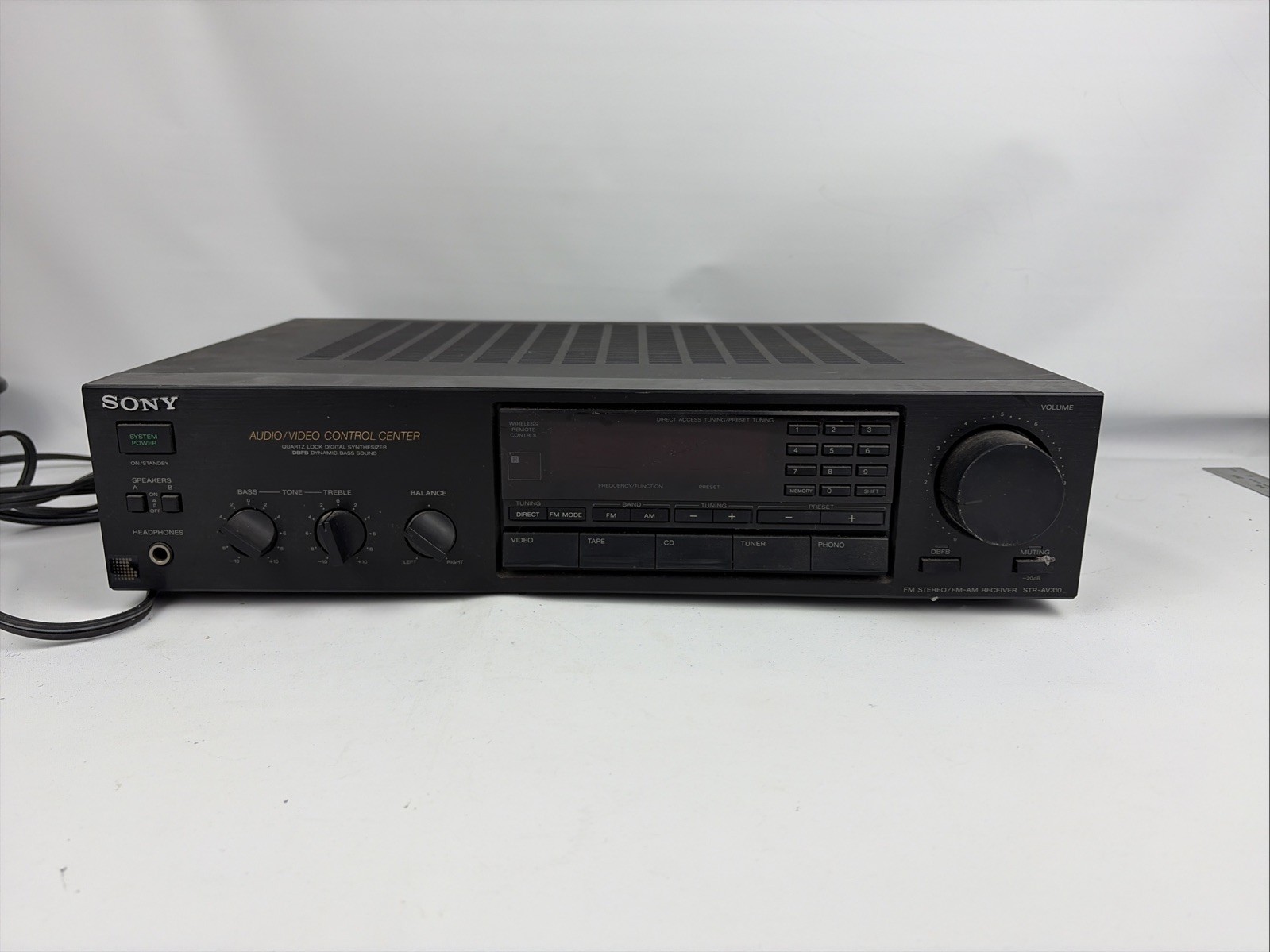 Vintage Sony STR-AV310 AM/FM Stereo Receiver - Audio Video Control Center