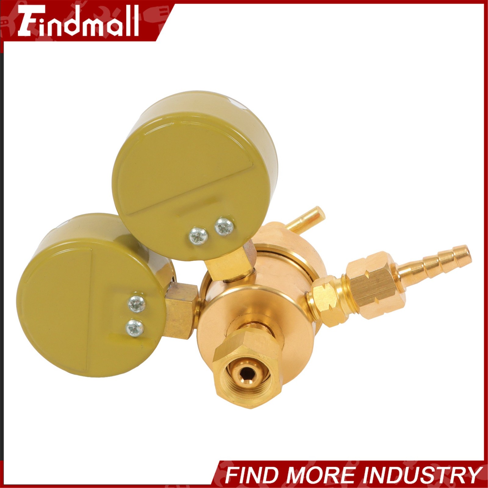 Welding Torch Acetylene Regulator Two Gauges CGA200 Durable Solid Brass Unit