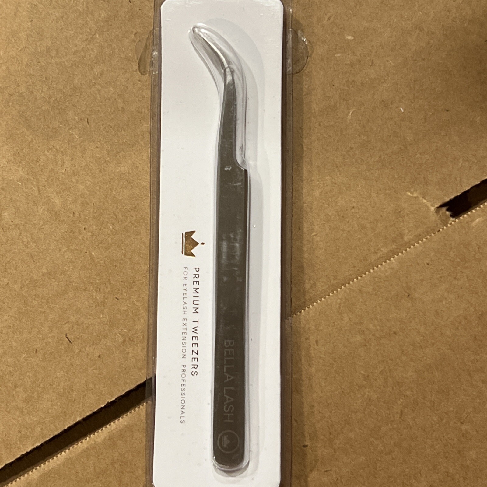 Bella Lash stainless steel eyelash extension application tweezers-Classic Crane