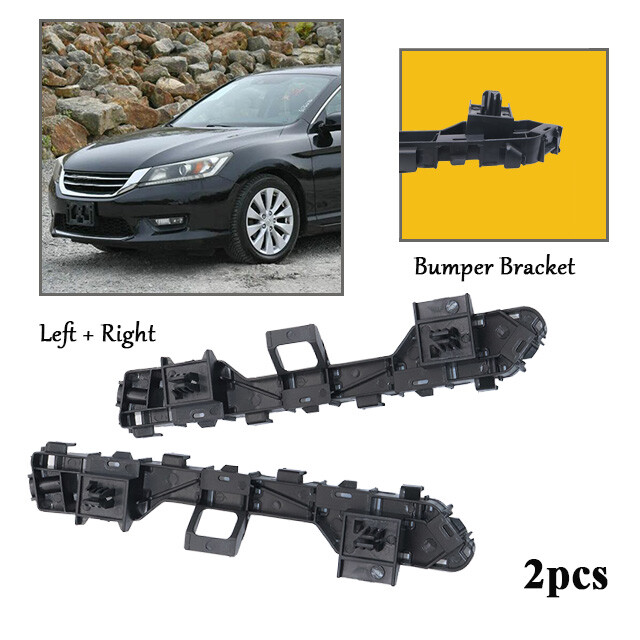 Front Bumper Bracket Set for 2013-2017 Honda Accord Driver & Passenger Side 2pcs